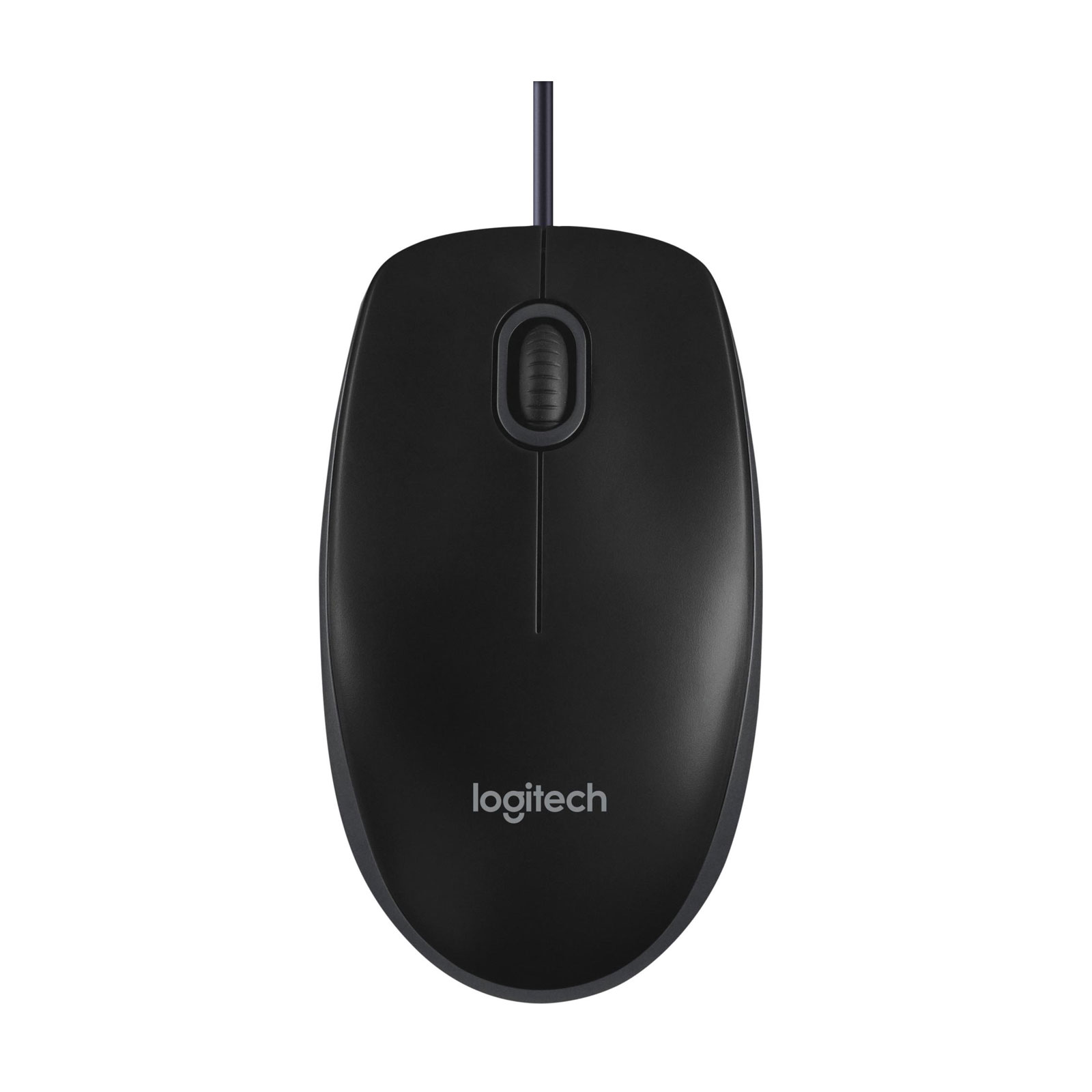 Logitech B100 Optical USB Mouse, schwarz Maus