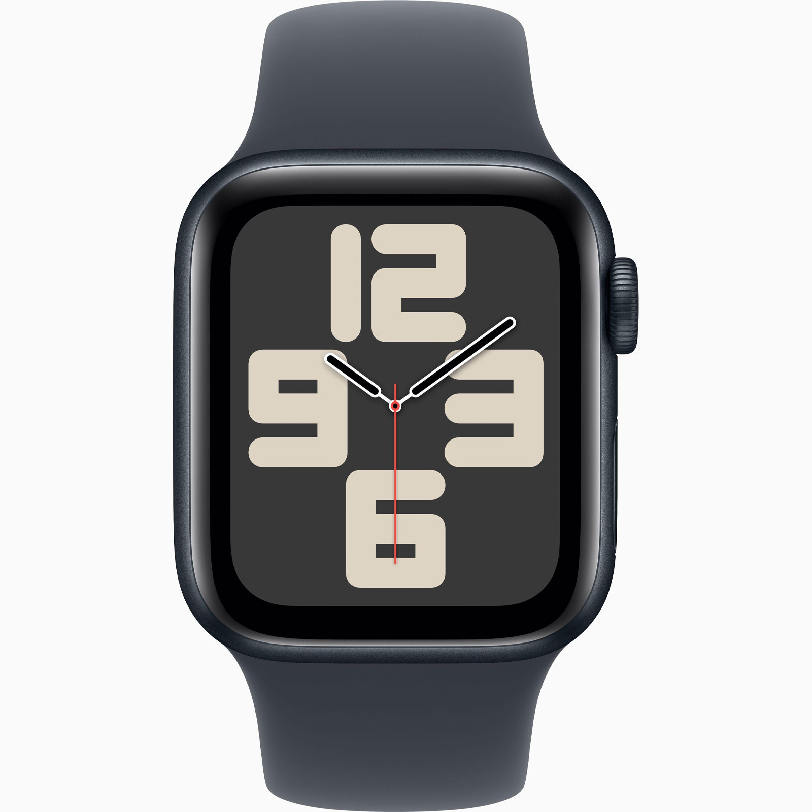 Apple Watch SE GPS, 44 mm Aluminiumgehäuse Mitternacht, Sportarmband Mitternacht - M/L