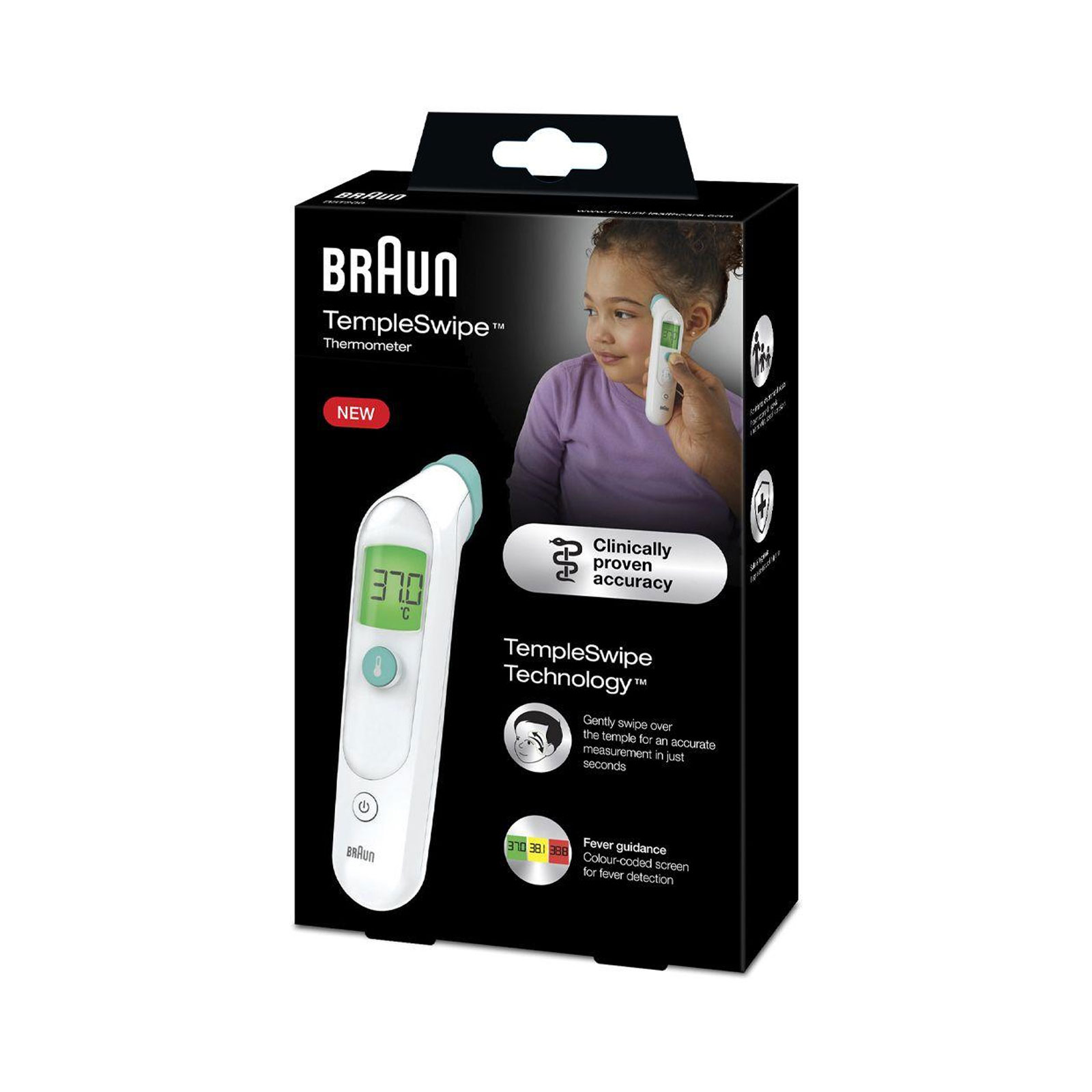 Braun BST200 TempleSwipe Fieberthermometer