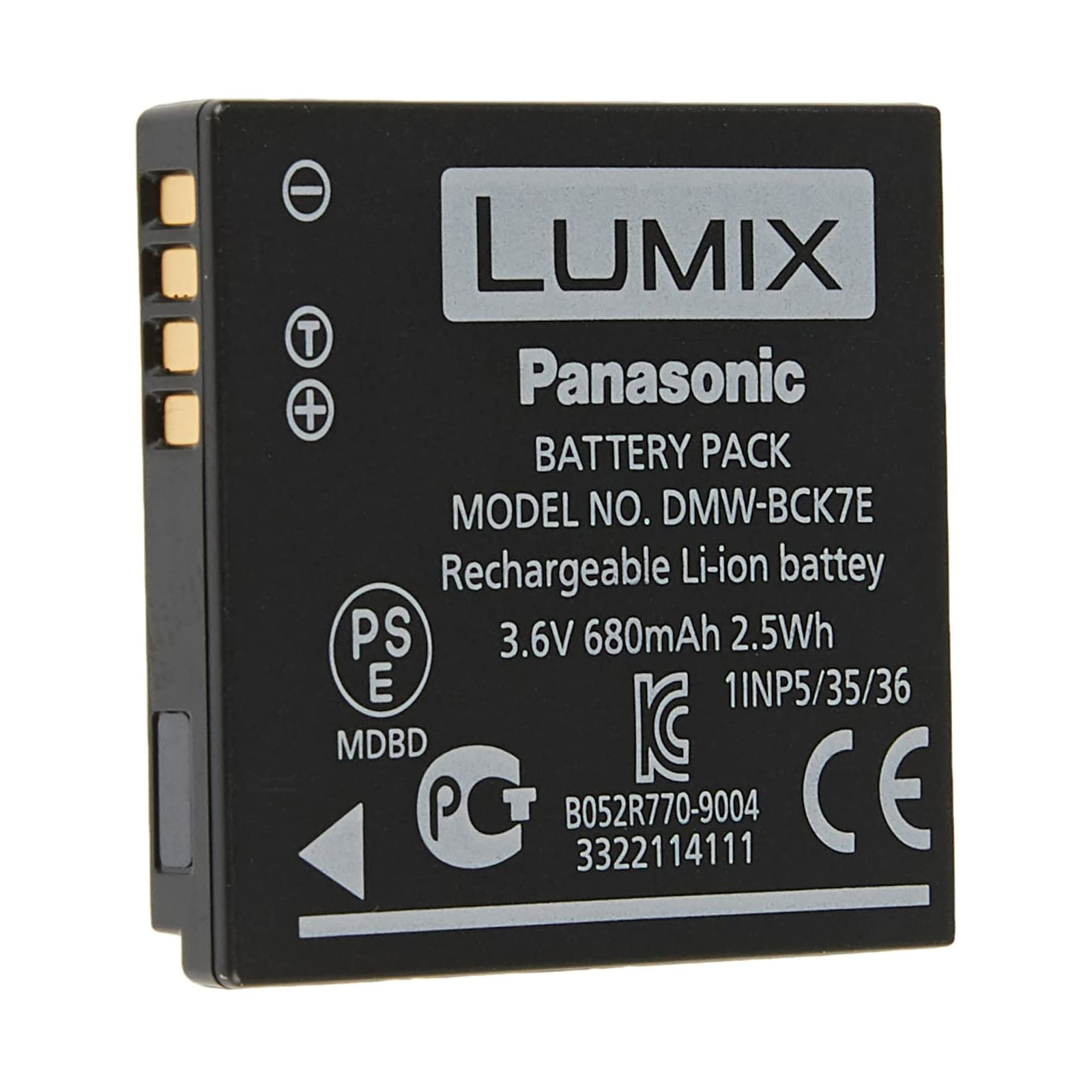 Panasonic DMW-BCK 7 E Akku
