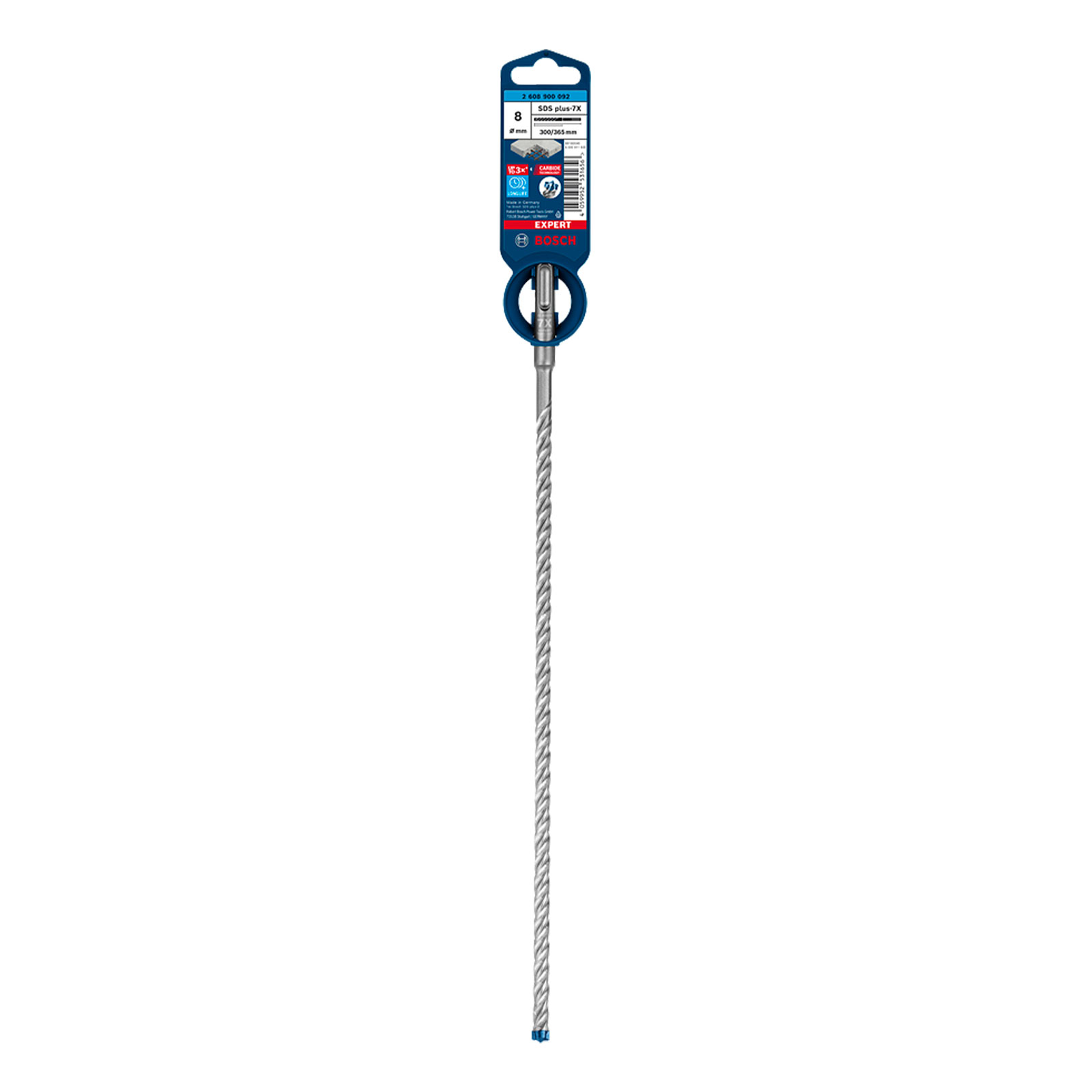 Bosch Professional Expert SDS plus-7X Hammerbohrer, 8 x 300 x 365 mm. Fuer Bohrhaemmer