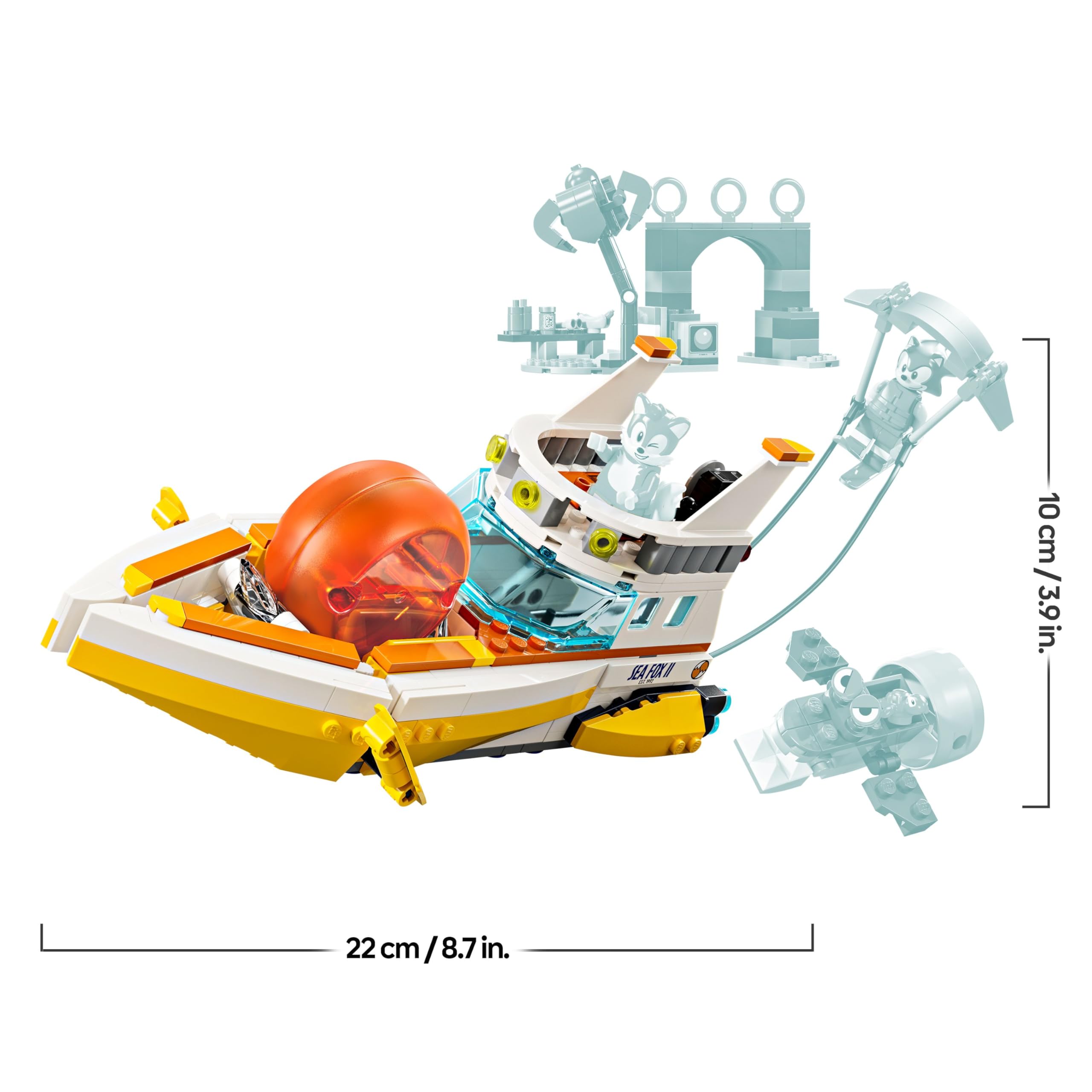 LEGO Sonic The Hedgehog Tails’ Abenteuerboot 76997
