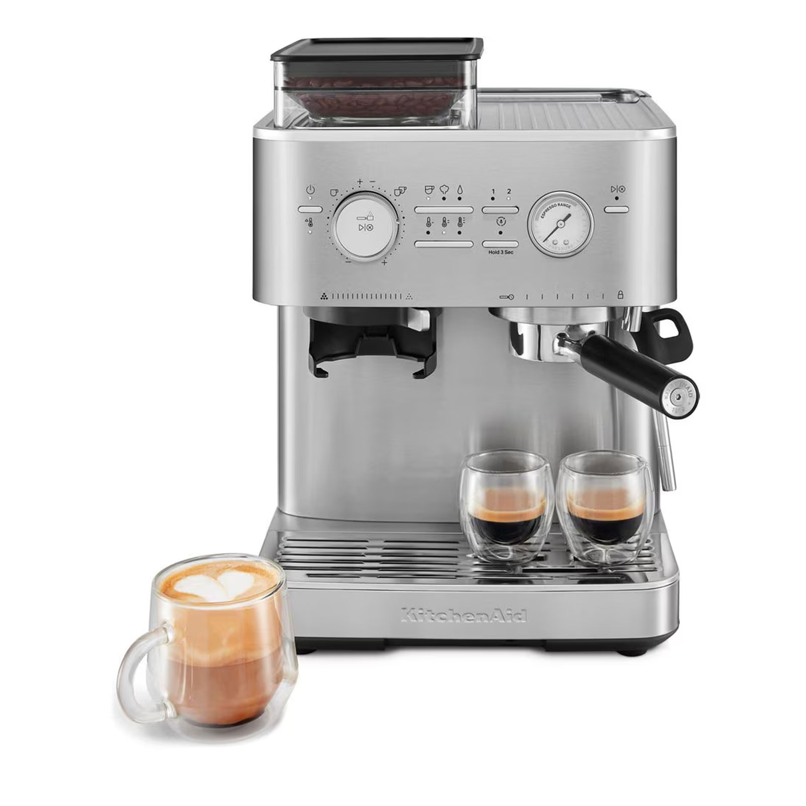 KitchenAid 5KES6551ESX Semi Auto Espresso STAINLESS STEEL Siebträgermaschine