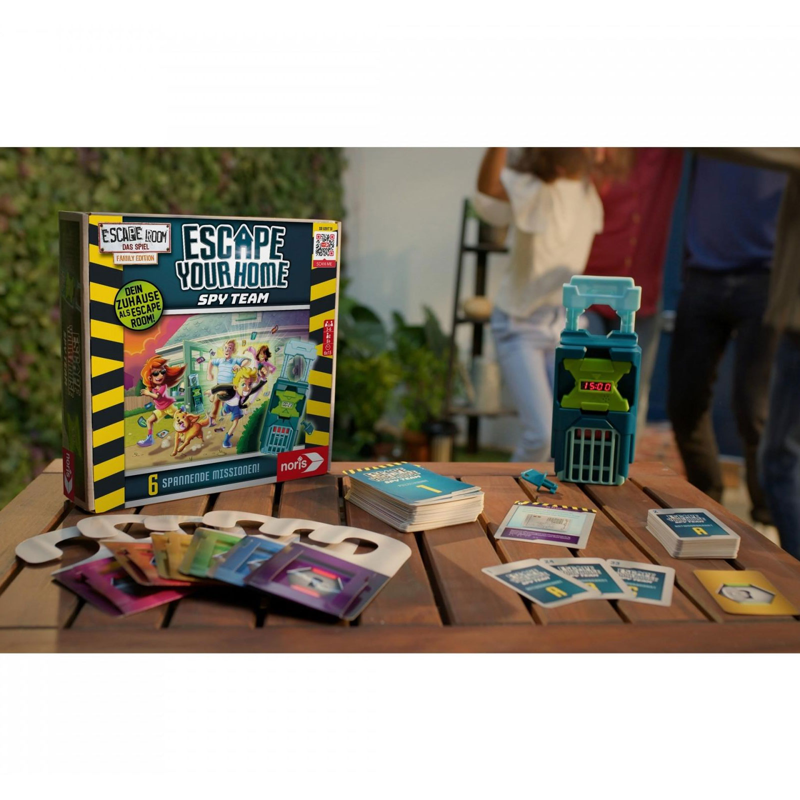 noris Brettspiel Escape your Home (ab 8 Jahre, 3 - 6 Spieler, 15 min)