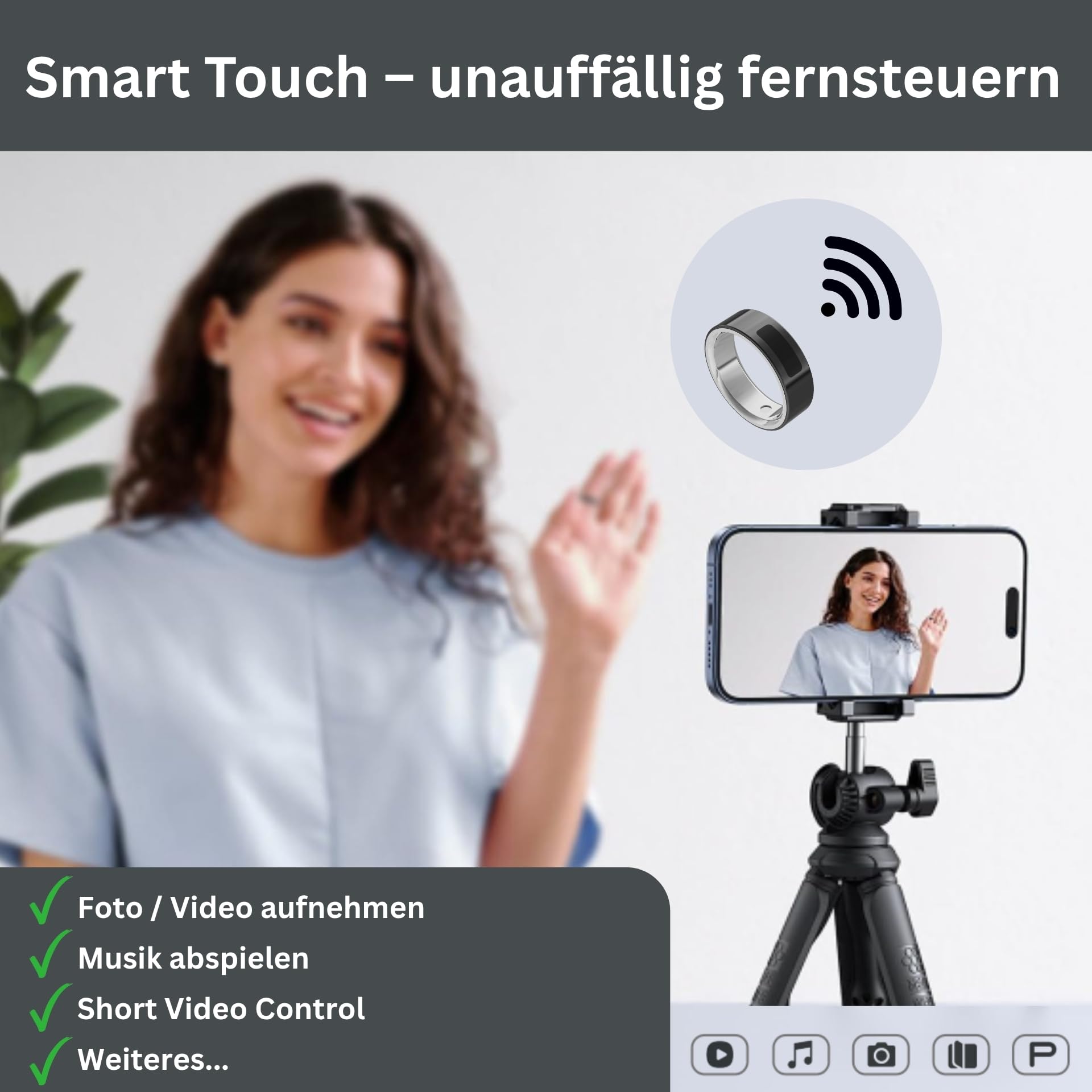 IMIKI Ring 2 Smart Ring – Gesundheits- & Schlaftracker