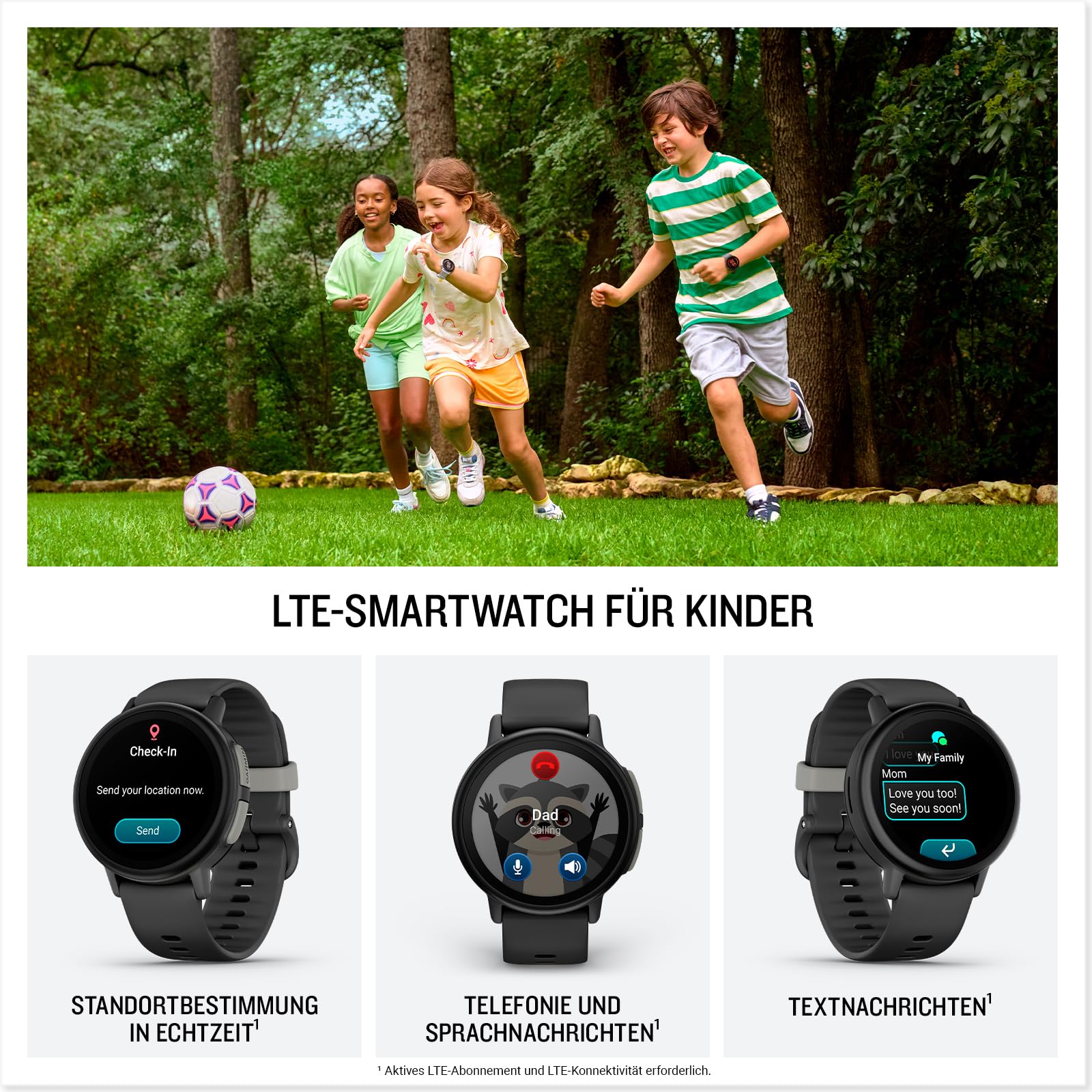 Garmin Bounce 2 (43mm) - LTE Smartwatch für Kinder