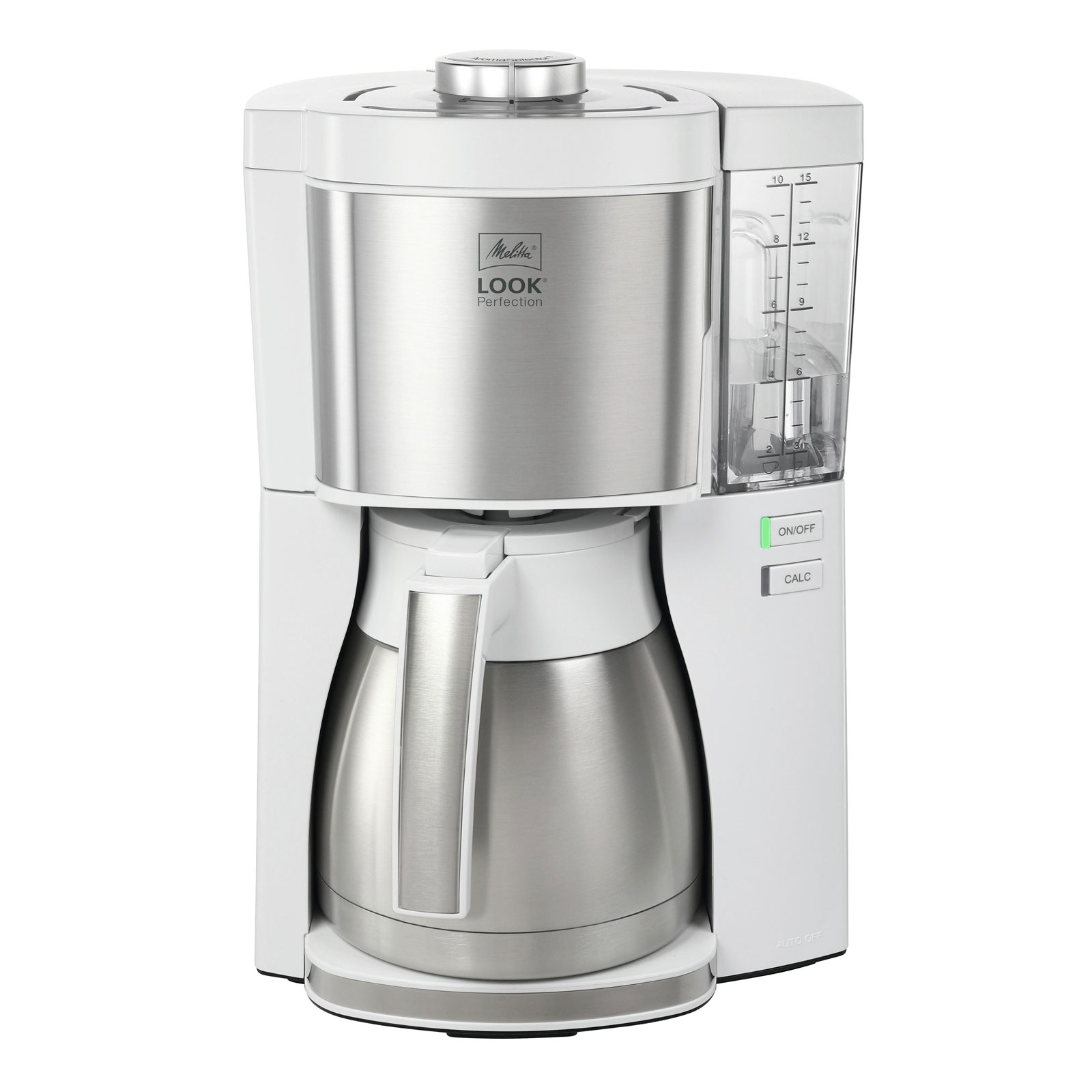 MELITTA 1025-15 Look V Therm Perfection Kaffeeautomat weiß-Edelstahl