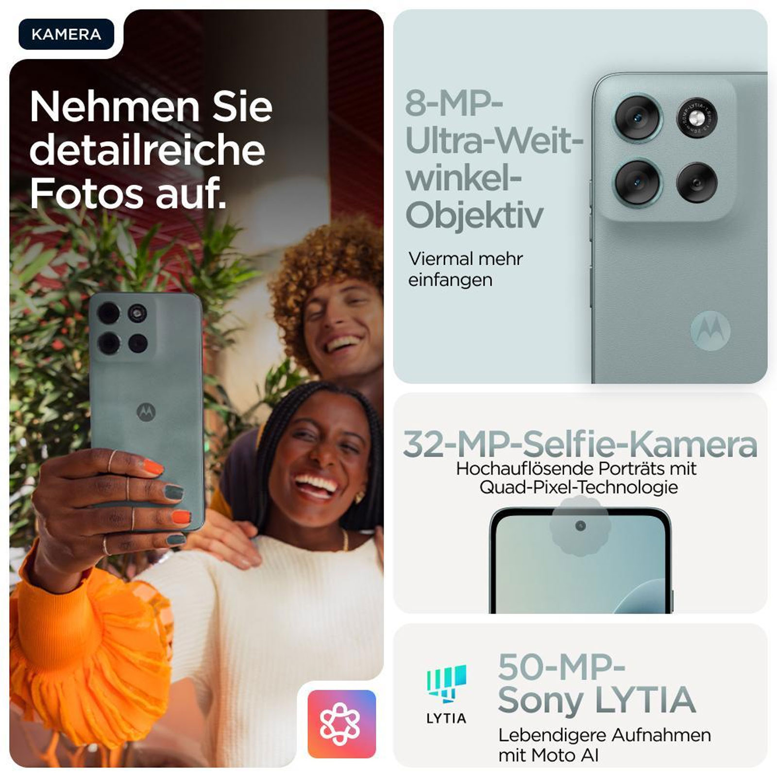 Motorola g56 8GB+256GB 5G, Black Oyster Smartphone (6,7 Zoll, 50 MP, Dual-Kamera, Octa-Core, schwarz)