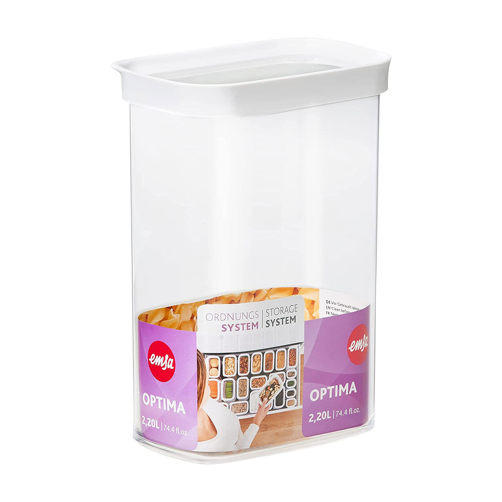 EMSA OPTIMA Trockenvorratsdose, rechteckig, Hochformat, 0,38 L 