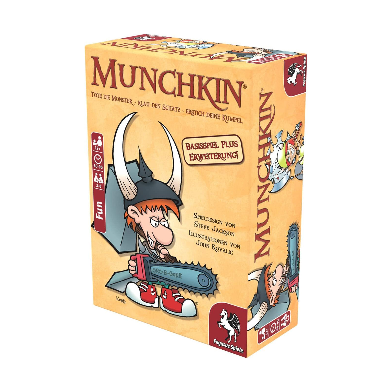 Pegasus Spiele Munchkin 1+2 17222G Kartenspiel