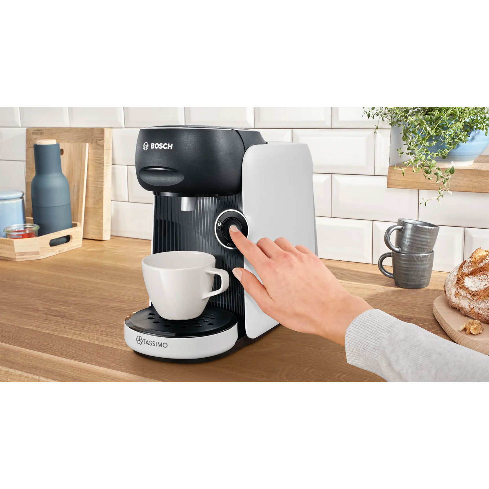 Bosch TAS164E Kapselmaschine 0,7 l Wassertank Intellibrew IntensityBoost