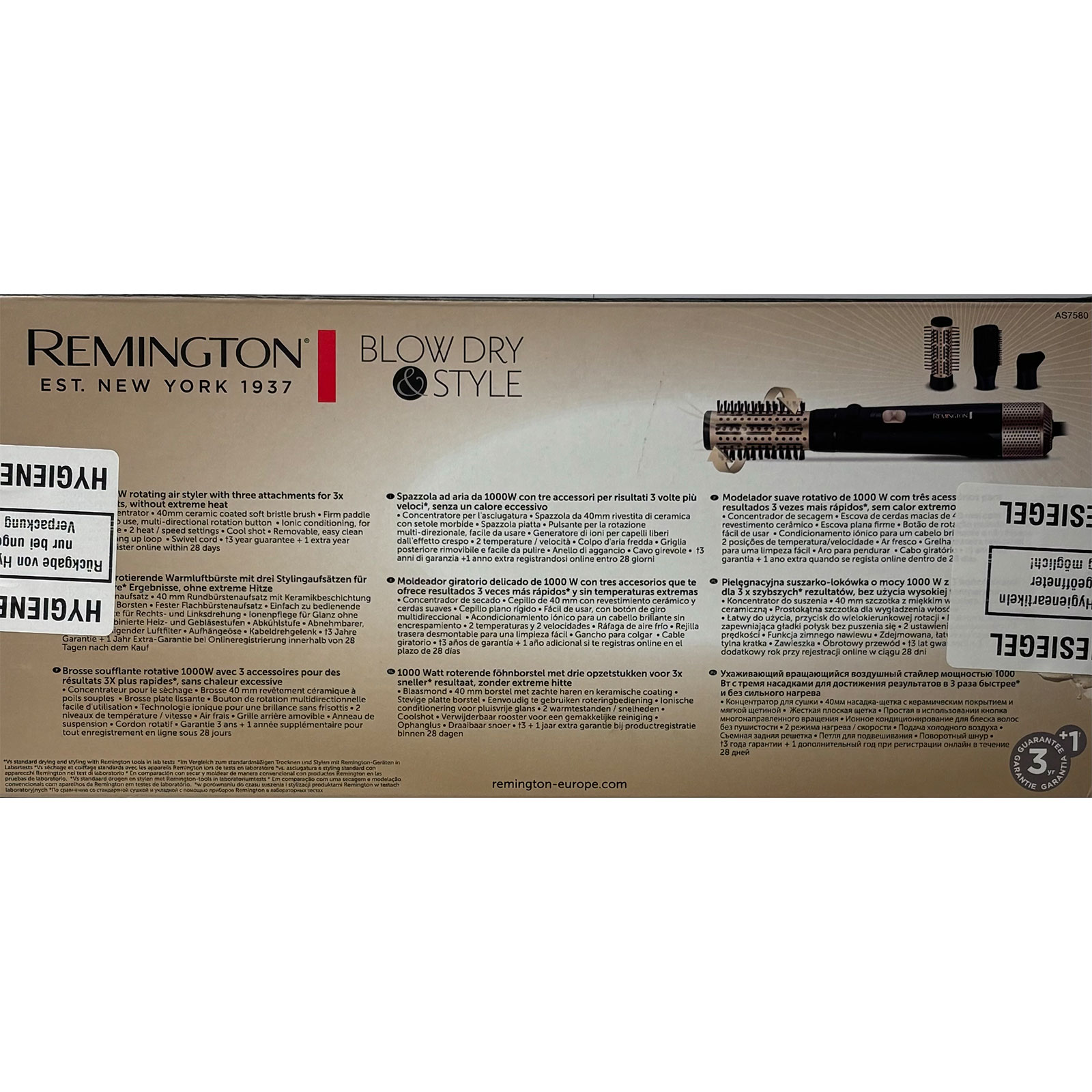 REMINGTON Warmluftbürste AS7580 Blow Dry &; Style