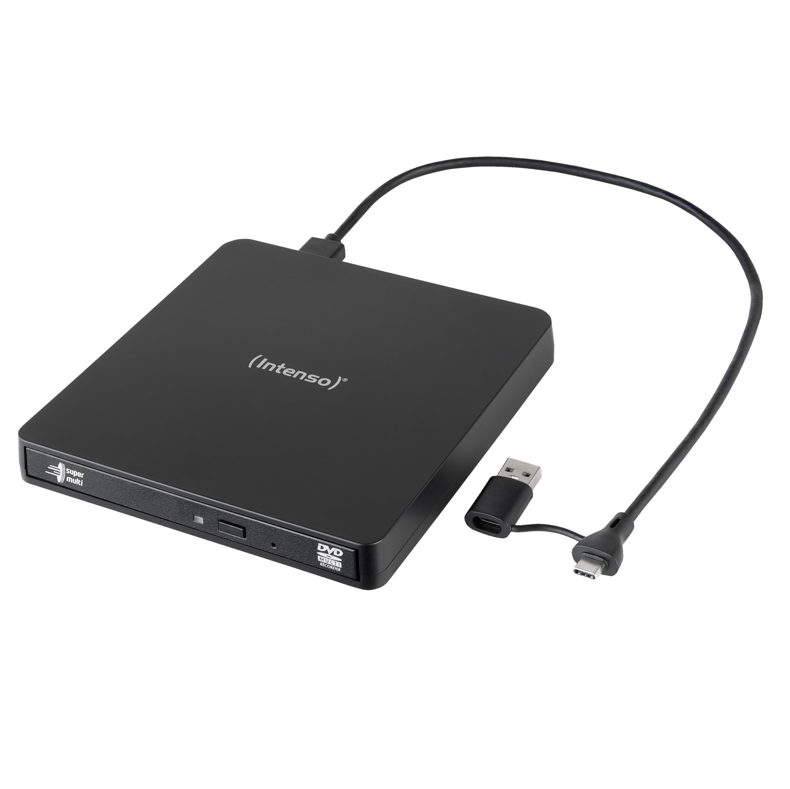 Intenso EOD 400D Slim externer CD/DVD-Brenner, Schwarz