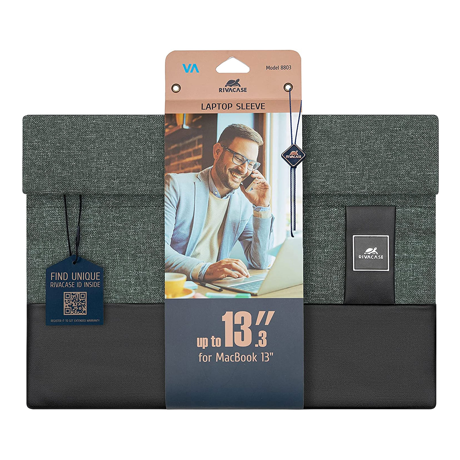 Laptop-Sleeve 8803 Laptop-Hülle Lantau 13.3", khaki melange