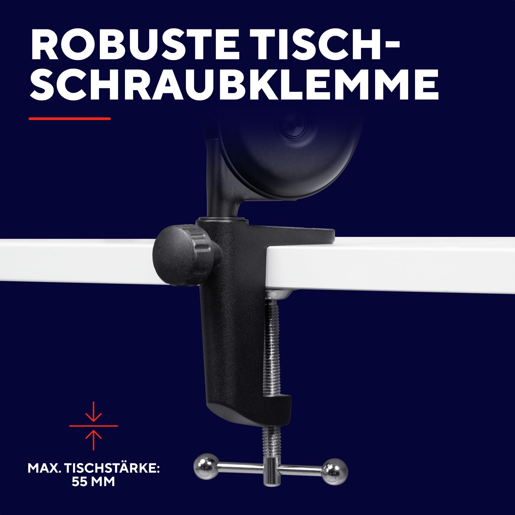 GXTrust 270 Emita II+ Mikrofon mit Arm, Windfilter und Popfilter