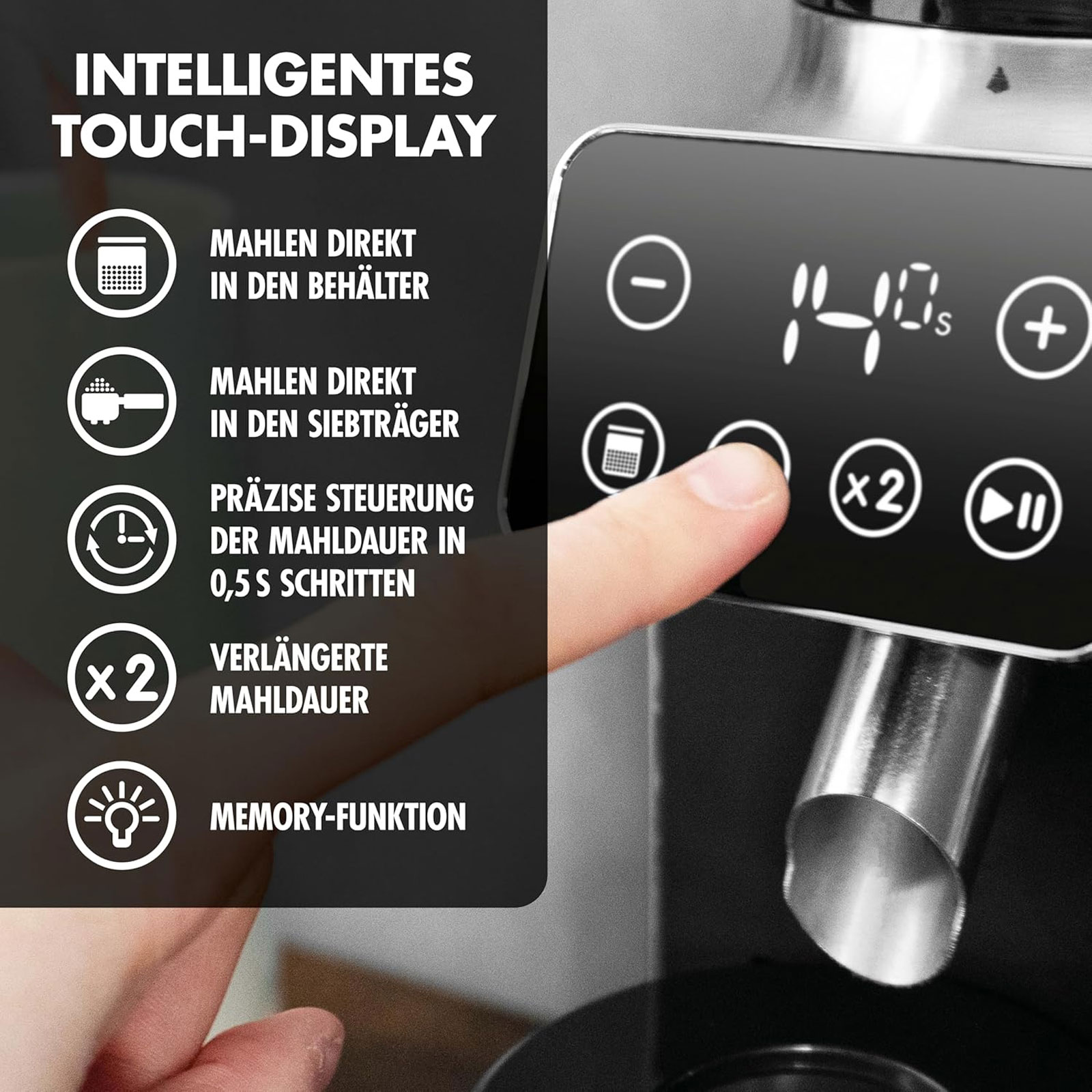 GASTROBACK 42644 Design Pro Touch 30 Kaffeemühle