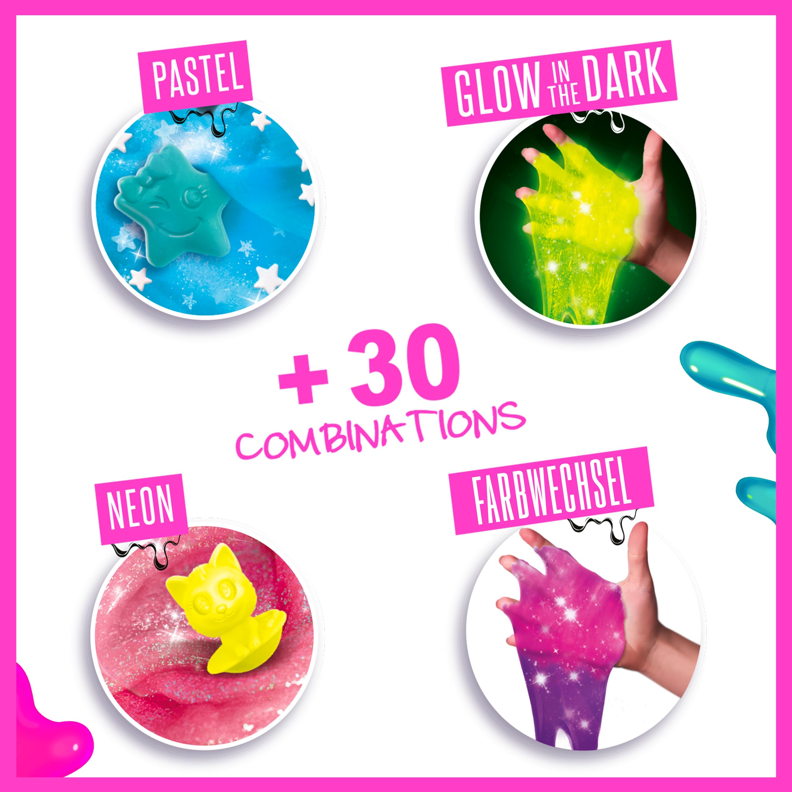 Canal Toys So Slime Mini Aktentasche – Leuchtender & Farbwechsel Schleim