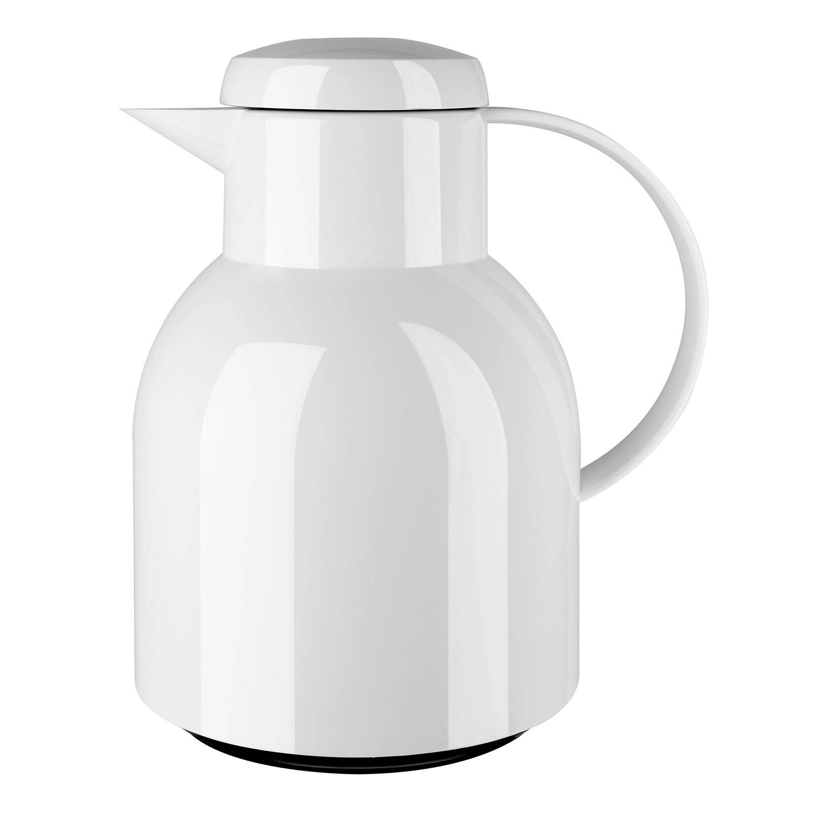EMSA 504230 SAMBA Quick Press Isolierkanne 1,0 L, blau glänzend-opak