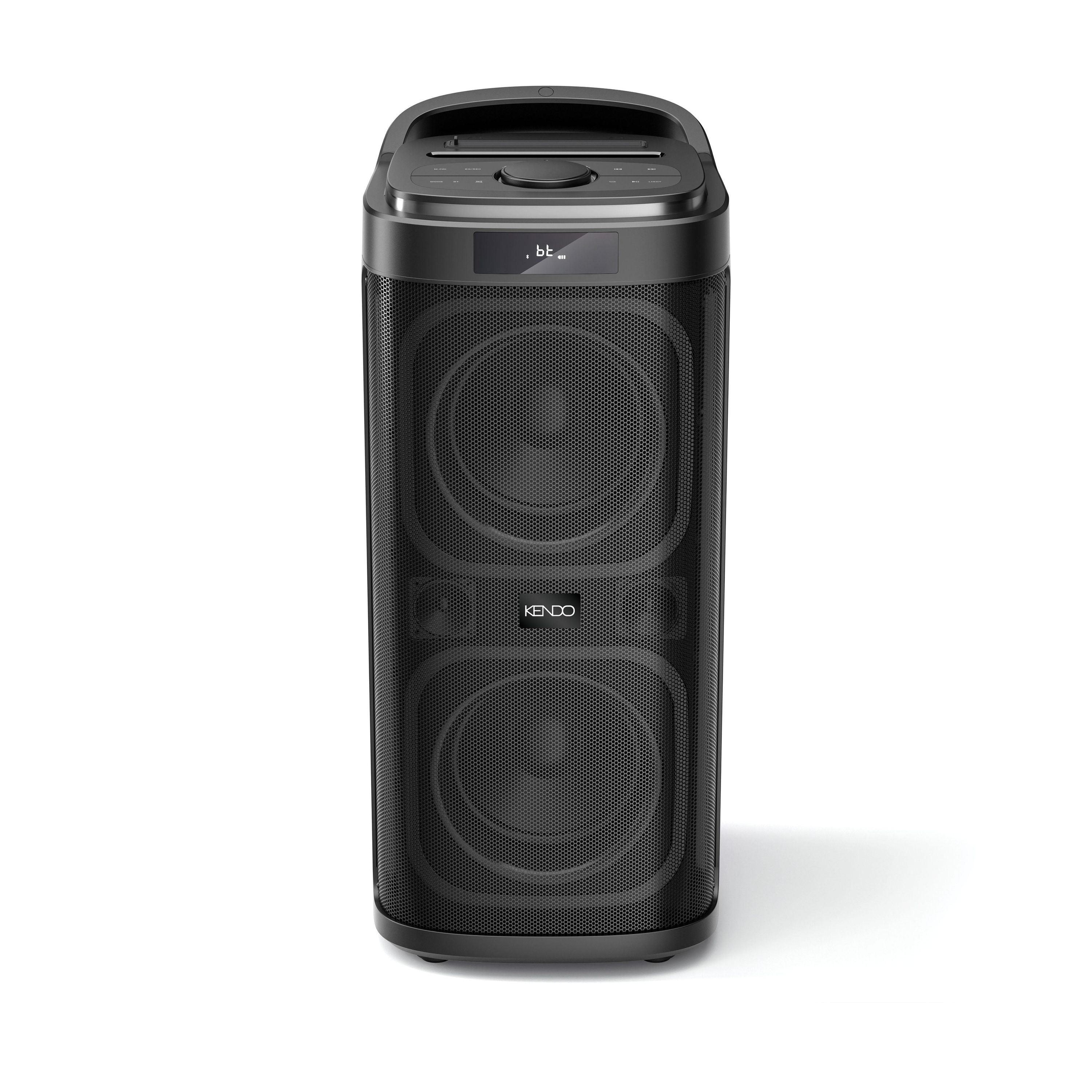 KENDO Partylautsprecher Partybox Club XL 25EX (mit Kabelmikrofon)