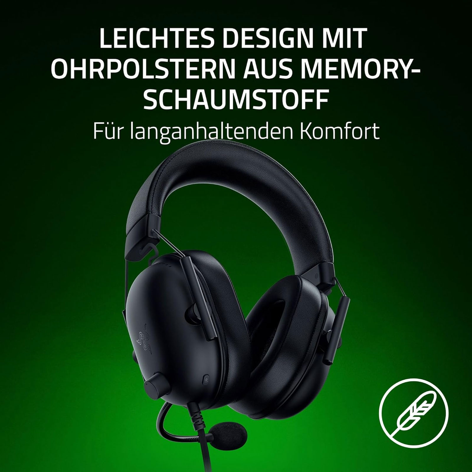 RAZER BlackShark V2 X Gaming-Headset für Xbox, Schwarz