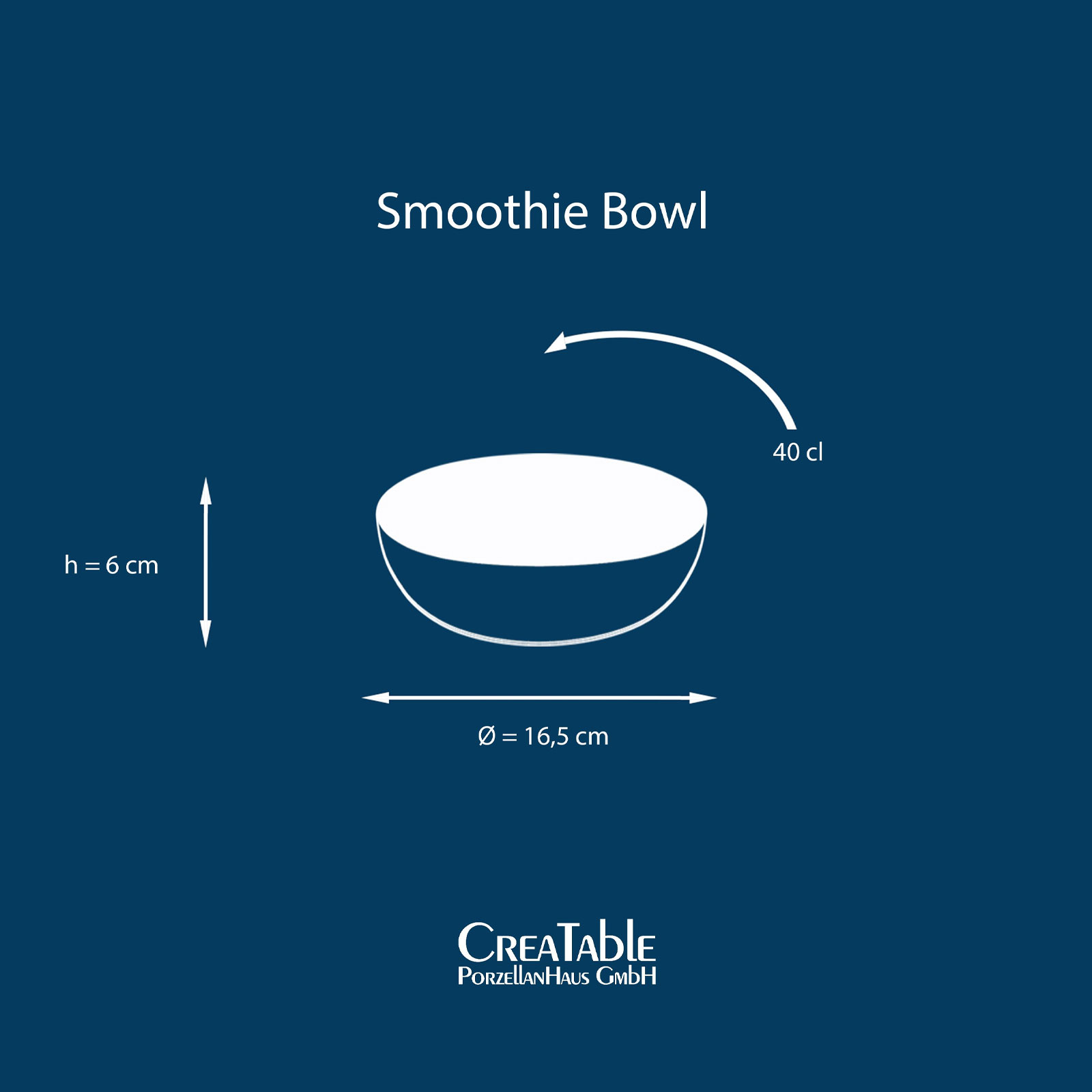 CreaTable, 22878, Serie Nature Collection Green Life Bowls, 4-teiliges Geschirrset, Smoothie Bowl Set aus Steinzeug