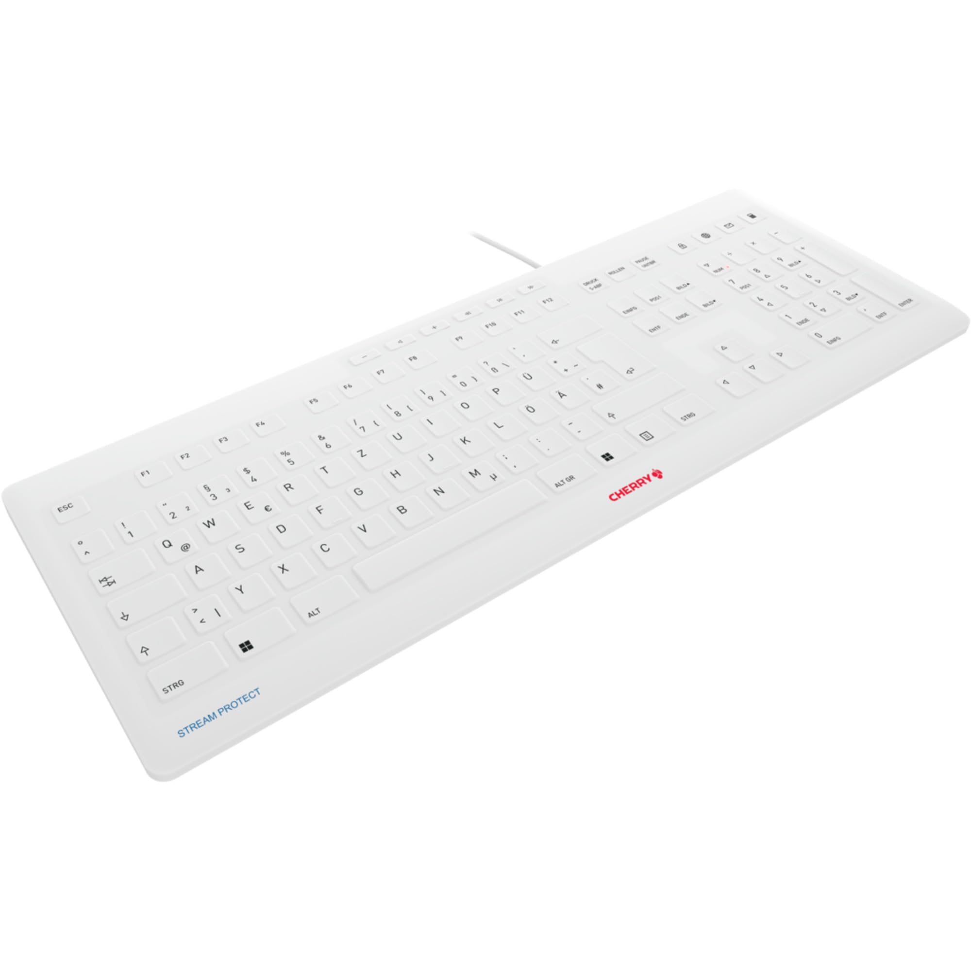 CHERRY STREAM PROTECT KEYBOARD, Kabelgebundene Tastatur