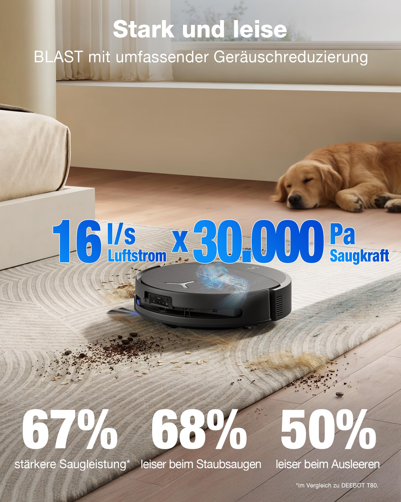 ECOVACS Deebot T90 Pro Omni black Saugroboter