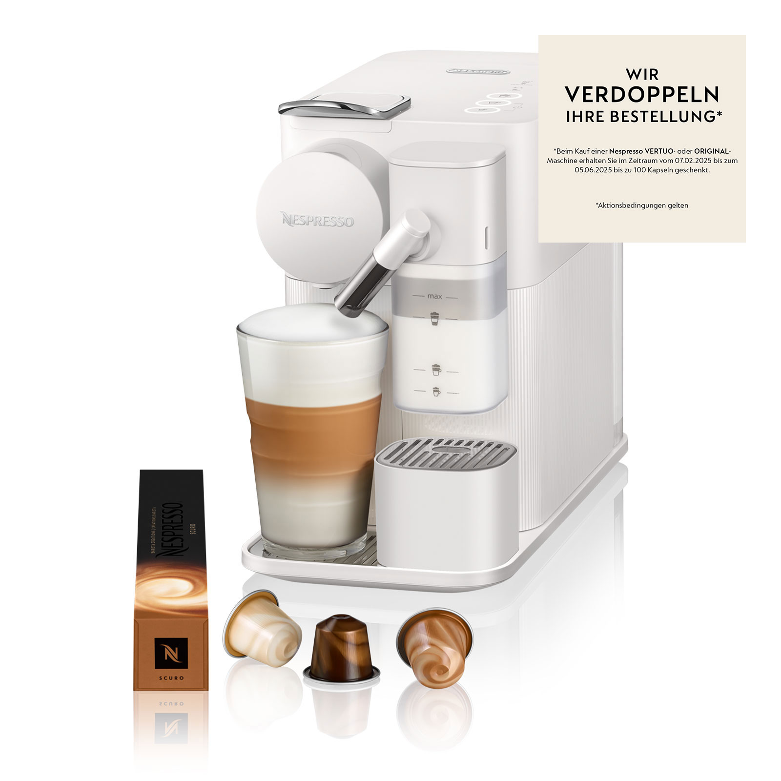 De'Longhi  Lattissima One Nespresso-Kapselmaschine