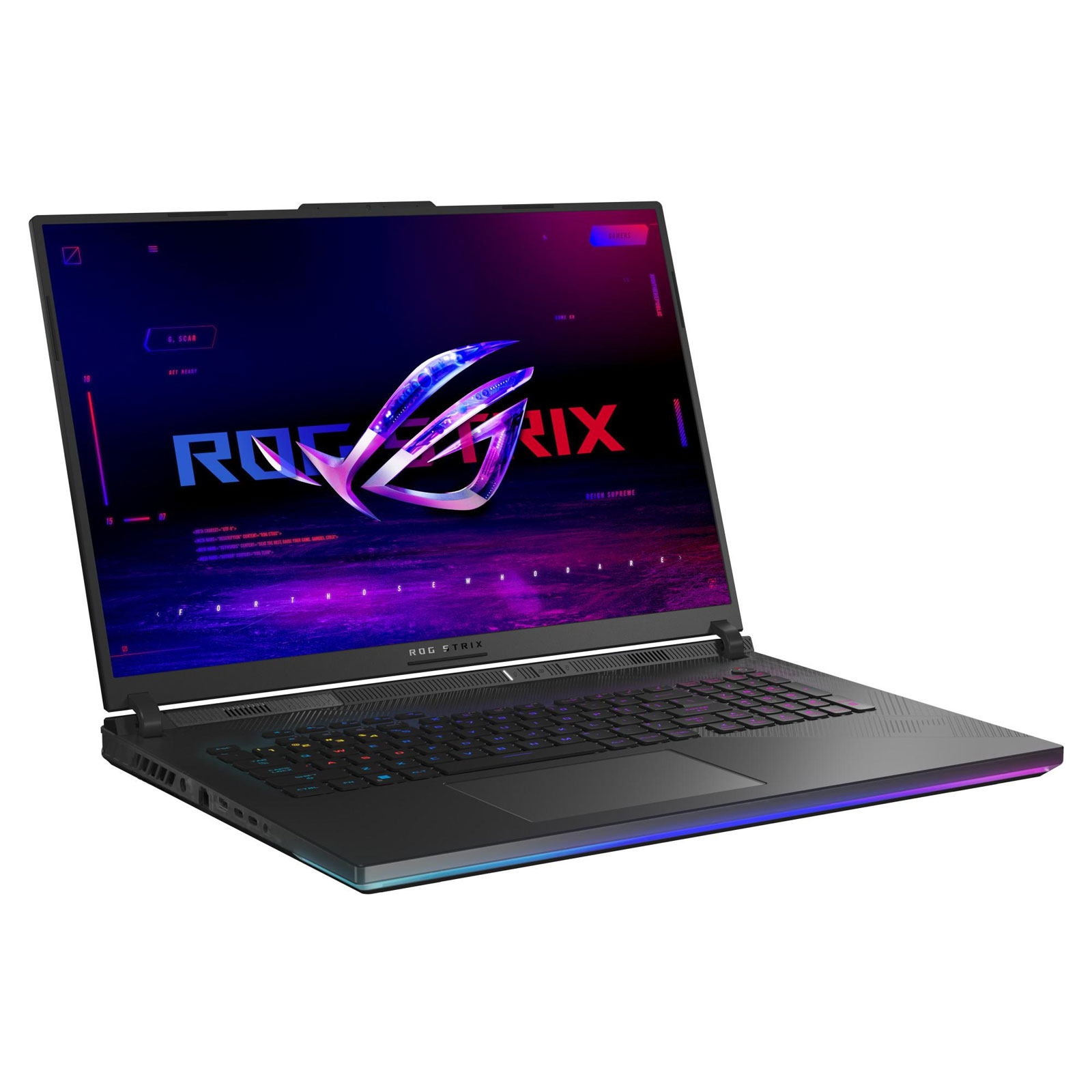 ASUS Gaming-Notebook ROG Strix Scar 18, Schwarz, 18 Zoll, 2.5K, Intel Core i9-14900HX, 32 GB, 2 TB M.2 SSD, RTX 4090 16GB (Mini-LED, 240 Hz, 3 ms, G834JYR-R6019W)