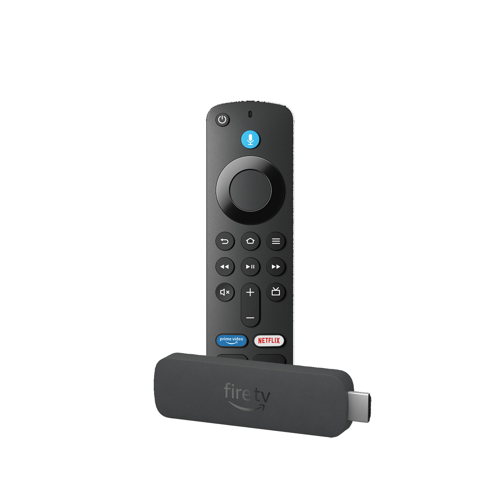 Amazon Fire TV Stick 4K, Schwarz Streaming-Player (Free- und Live-TV, Alexa-Sprachfernbedienung, Smart-Home-Steuerung, HD-Streaming)