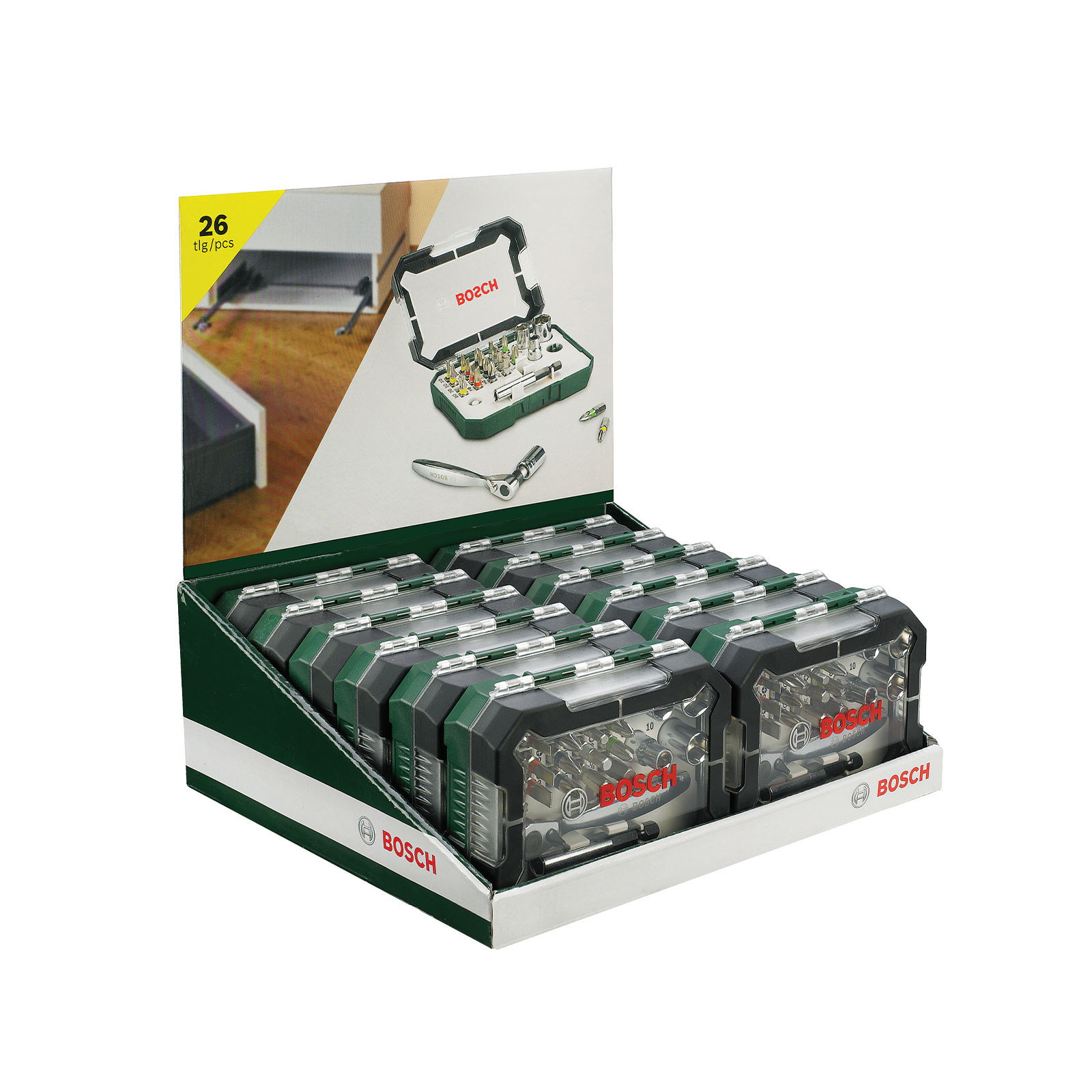 Bosch Professional Schrauberbit- und Ratschen-Set, 26-teilig Bosch Professional Schrauberbit- und Ratschen-Set, 26-teilig