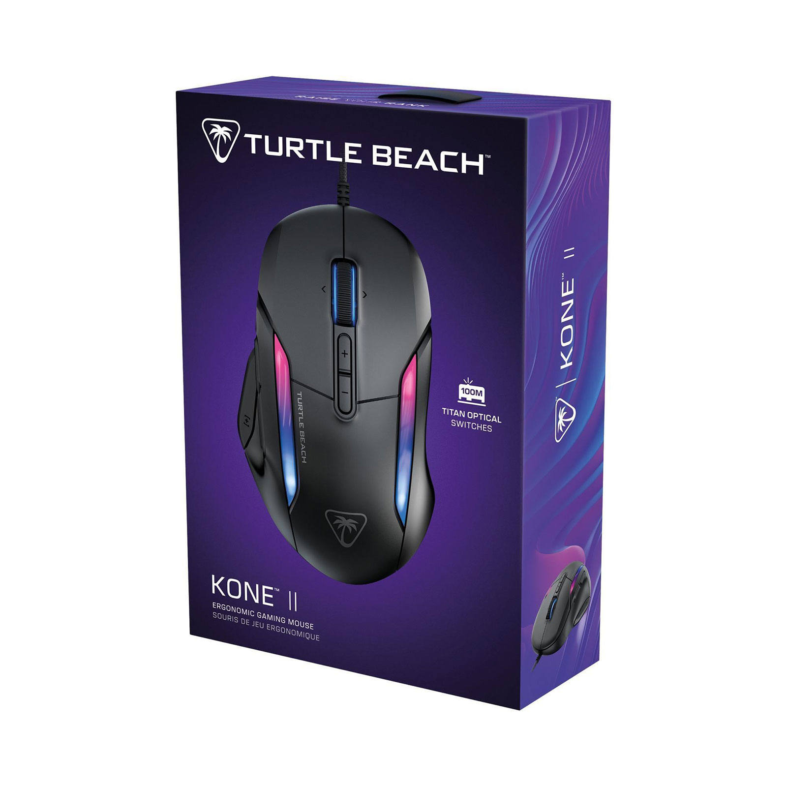 Turtle Beach Gaming-Maus Kone II, Schwarz