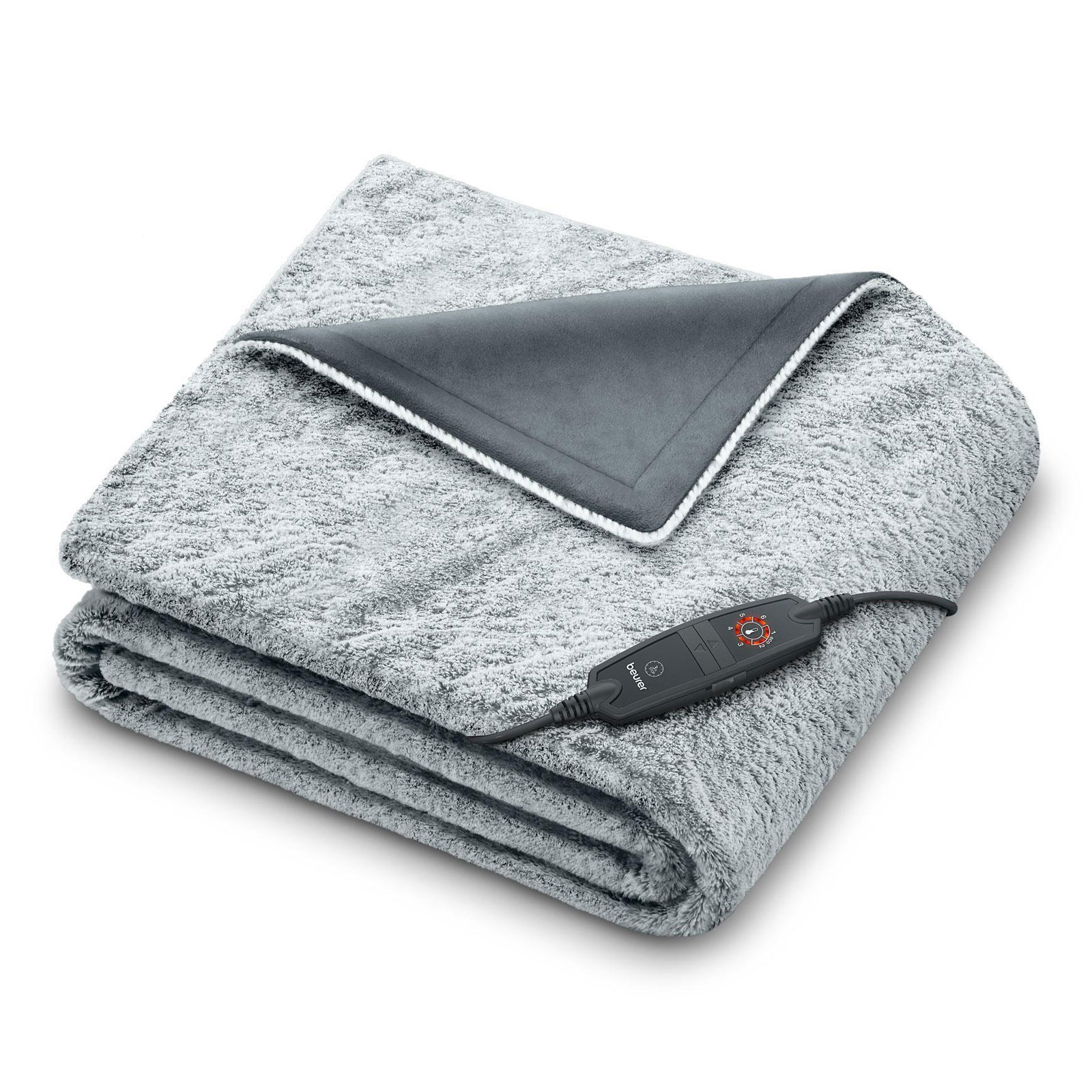 BEURER HD 75 Nordic Grey Green Planet Wärme-Kuscheldecke