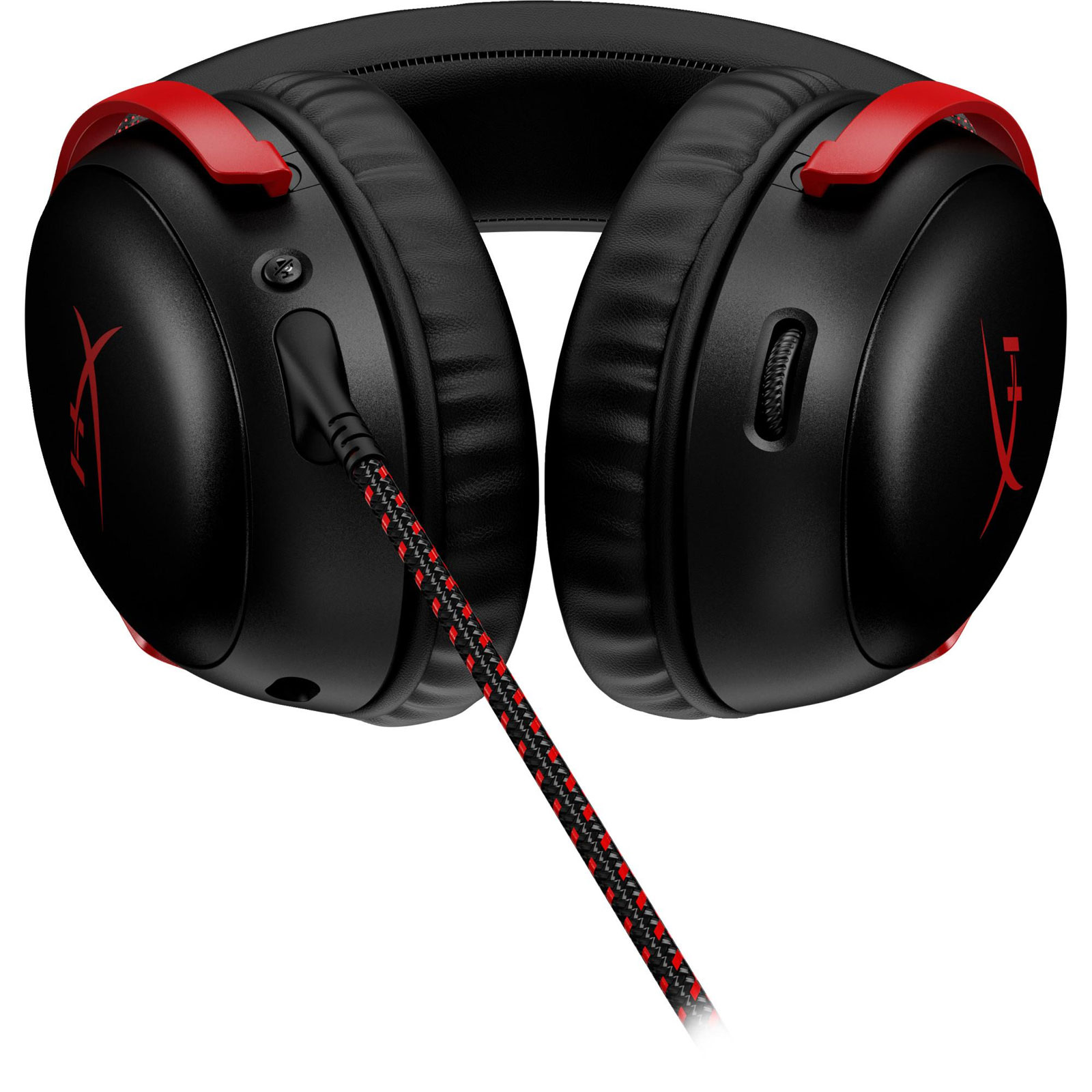 HyperX Cloud III Wireless, Schwarz/Rot Gaming-Headset (Kompatibel mit PC, PS5, PS4, Xbox, Nintendo Switch)