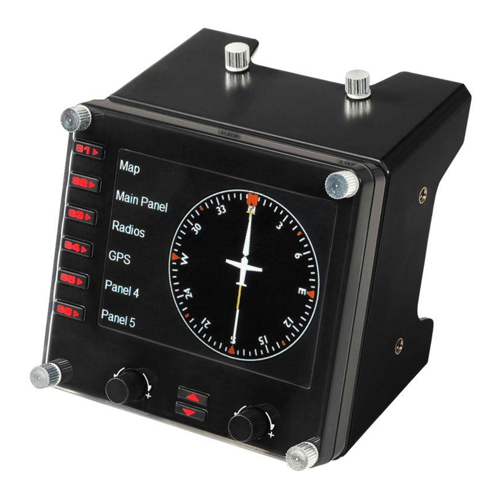 Saitek Pro Flight Instrument Panel Flugsimulator Cockpit 3,5"-LCD-Farbdisplay