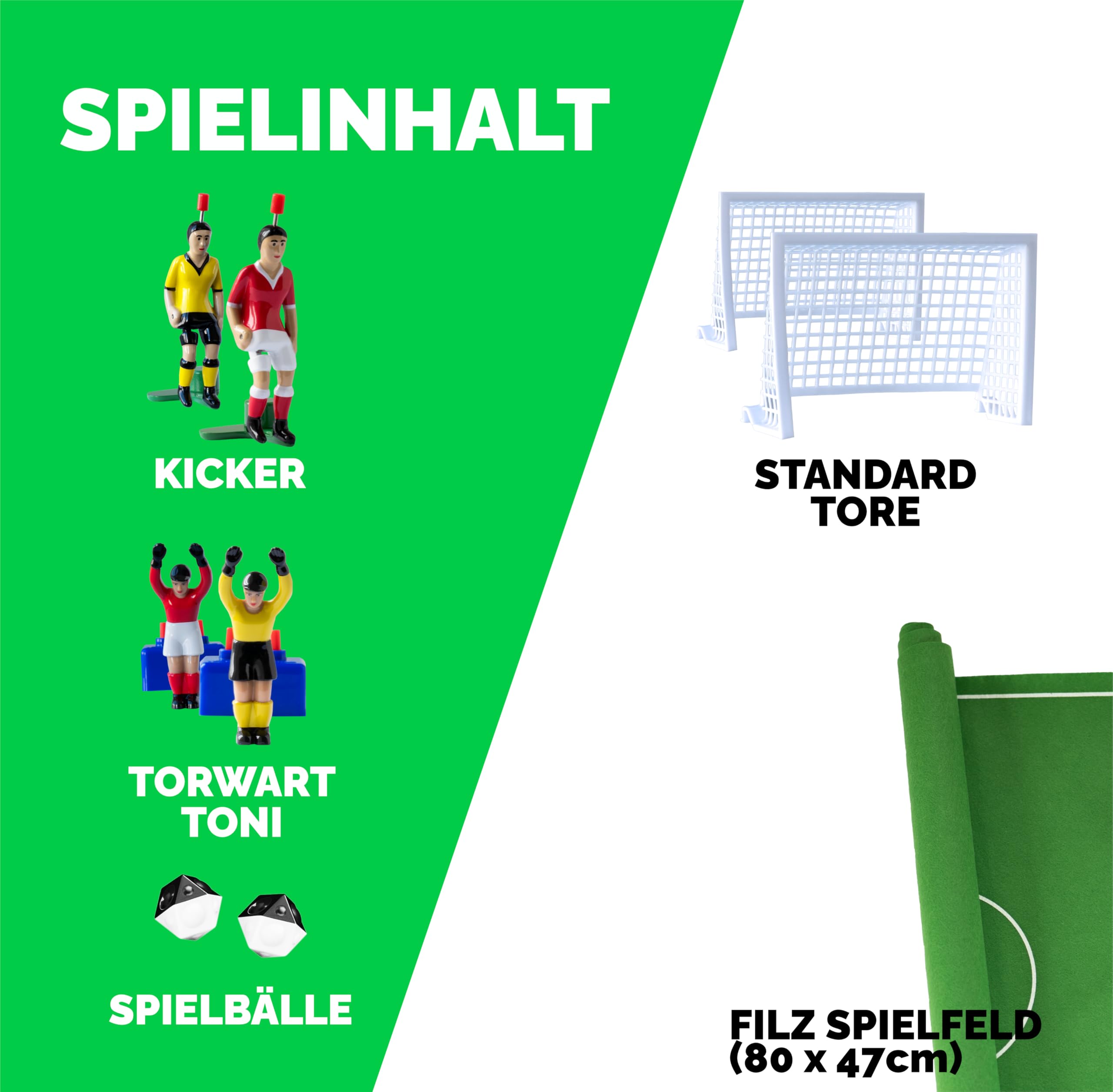 TIPP-KICK Spiel Classic Tischfußball-Set Das Original