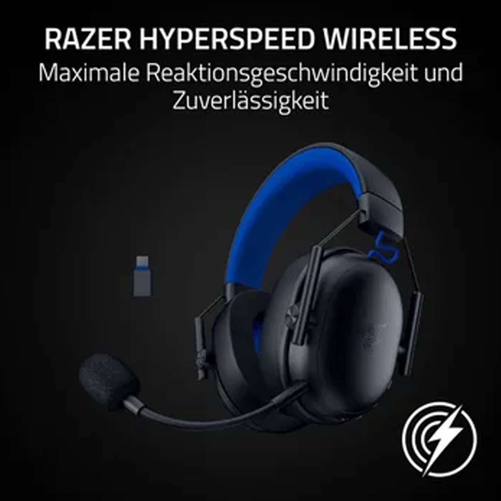 RAZER BlackShark V3 X Hyperspeed for PlayStation - Black Gaming-Headset RAZER BlackShark V3 X Hyperspeed for PlayStation - Black Gaming-Headset
