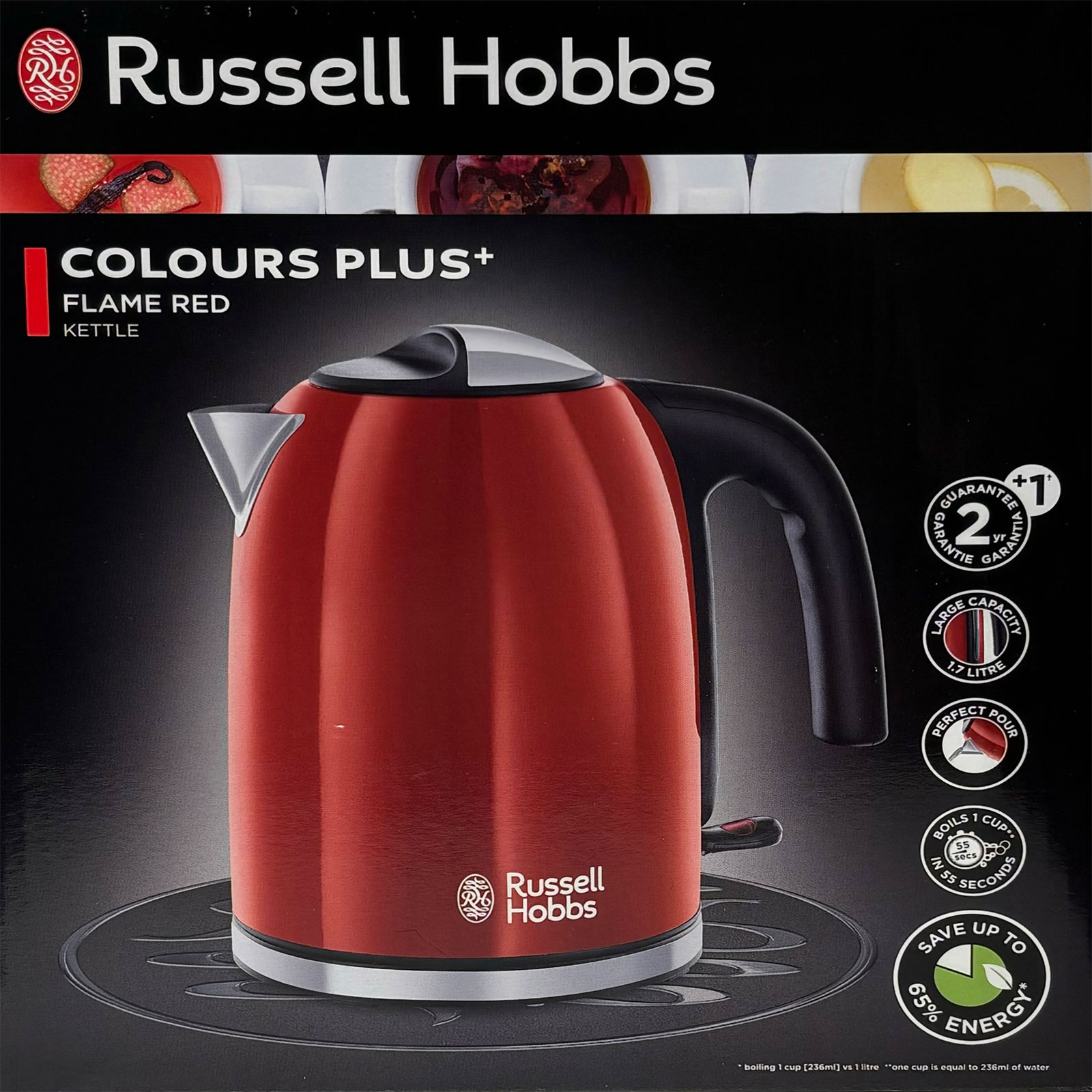 Russell Hobbs  Colours Plus+ Wasserkocher 1,7L