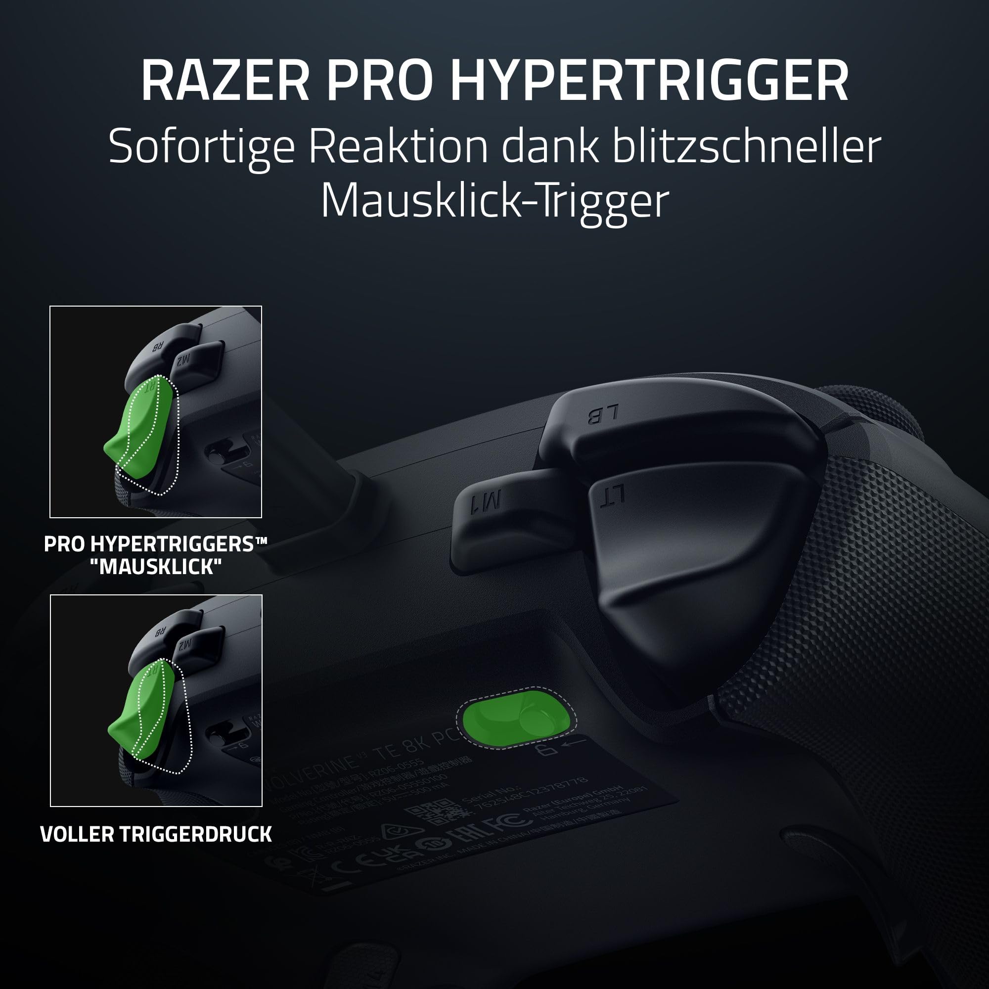 Razer Wolverine V3 Tournament Edition 8K PC - Kabelgebundener E-Sport-Controller