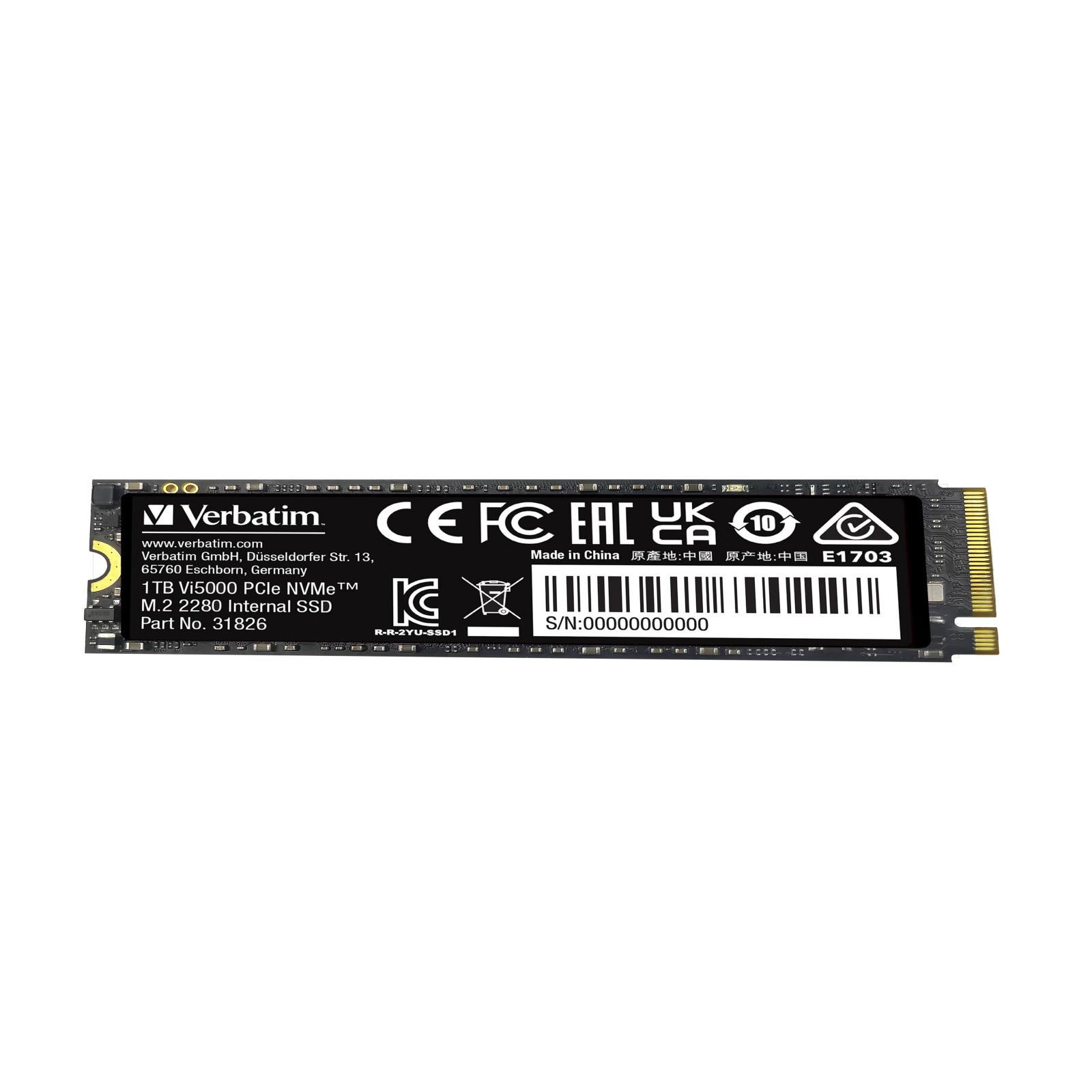 Vi5000 PCIe NVMe M.2 SSD 1TB