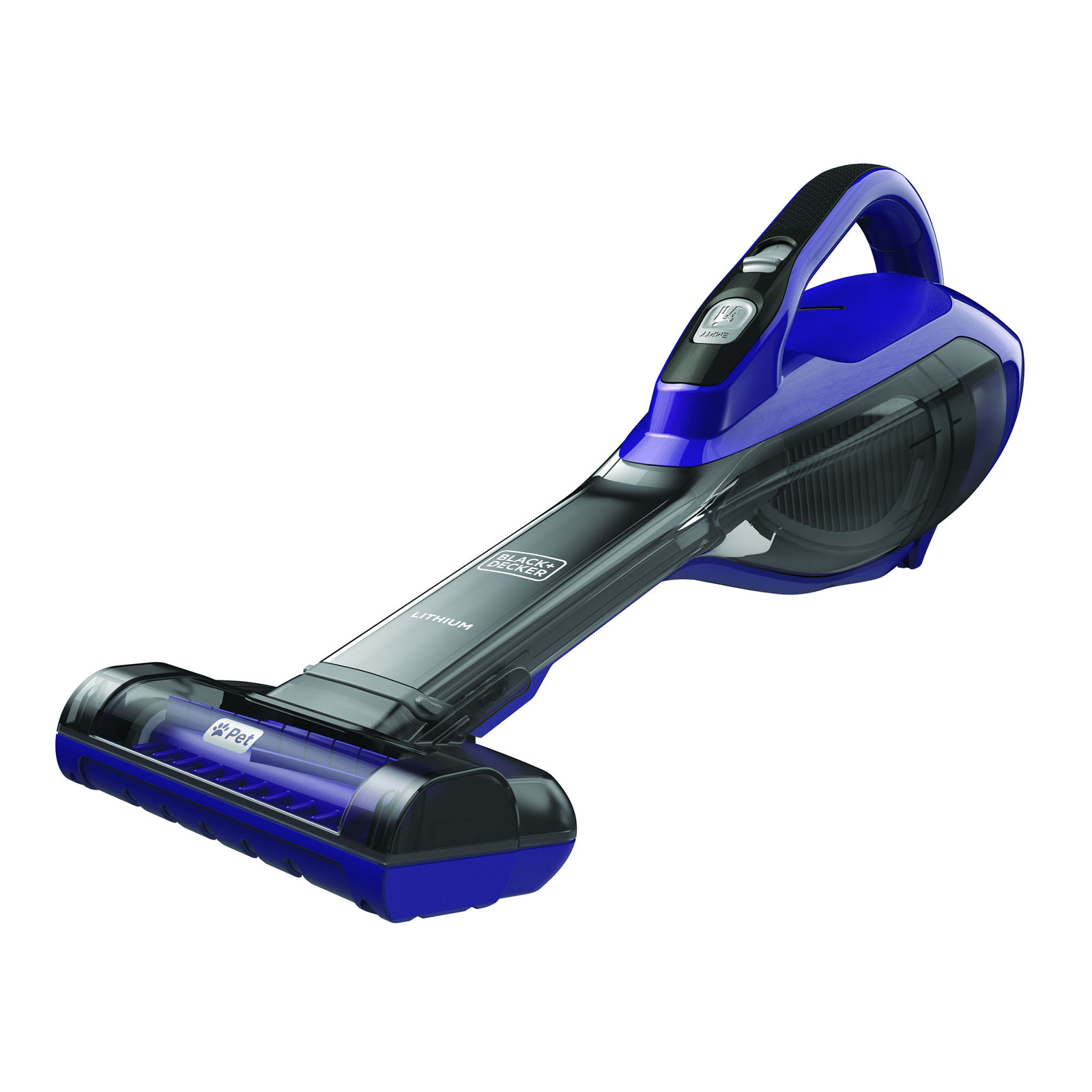 BLACK + DECKER DVA325JP07 27Wh - 10.8V Tierhaar Dustbuster Akkusauger Violett / Titanium