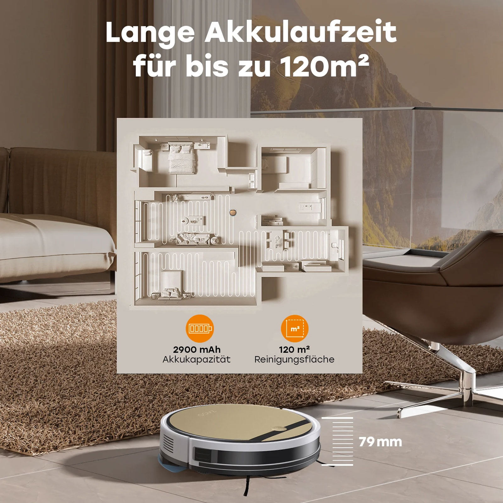 ZACO V5 Max Saugroboter mit Wischfunktion
