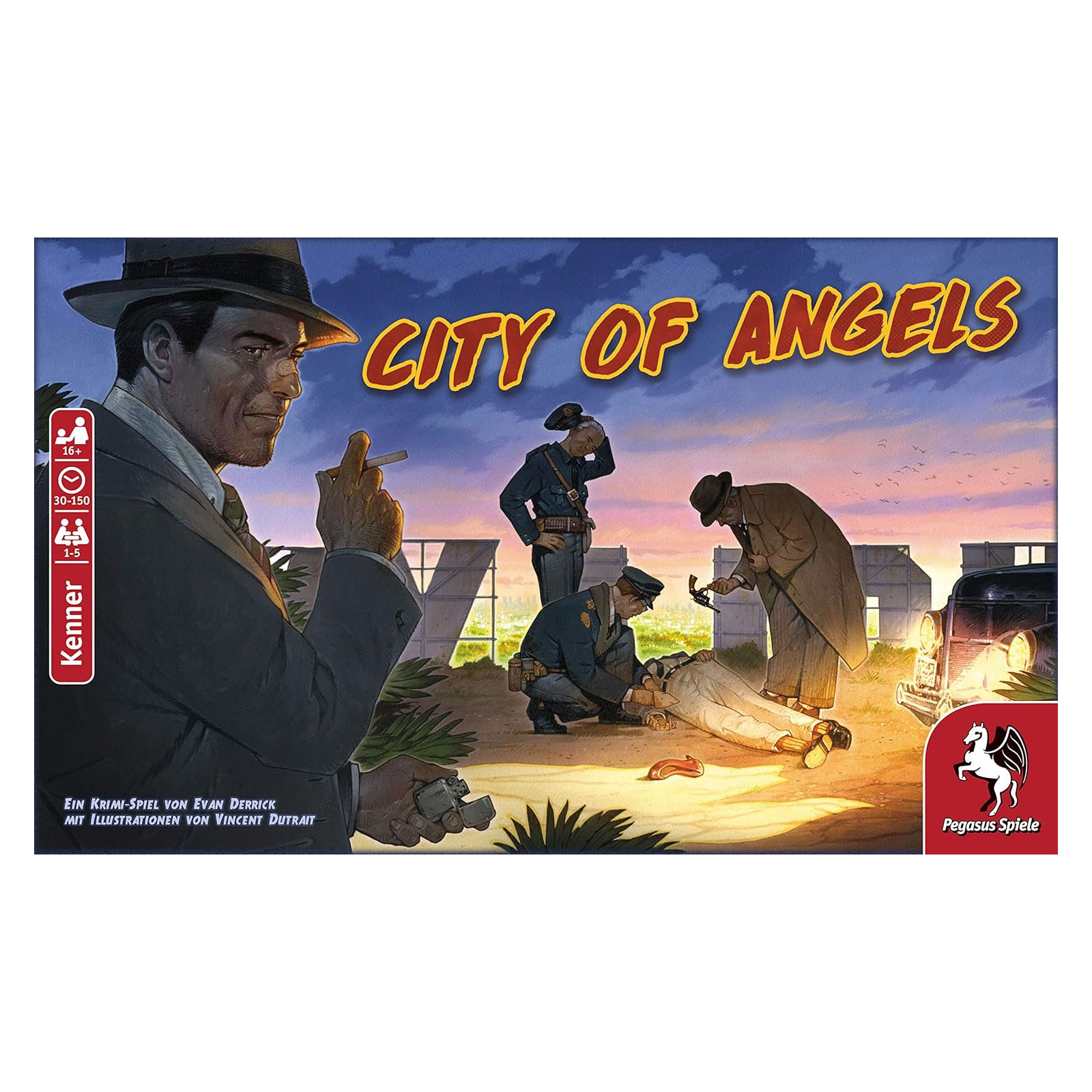 Pegasus Spiele City of Angels 57460G Brettspiel