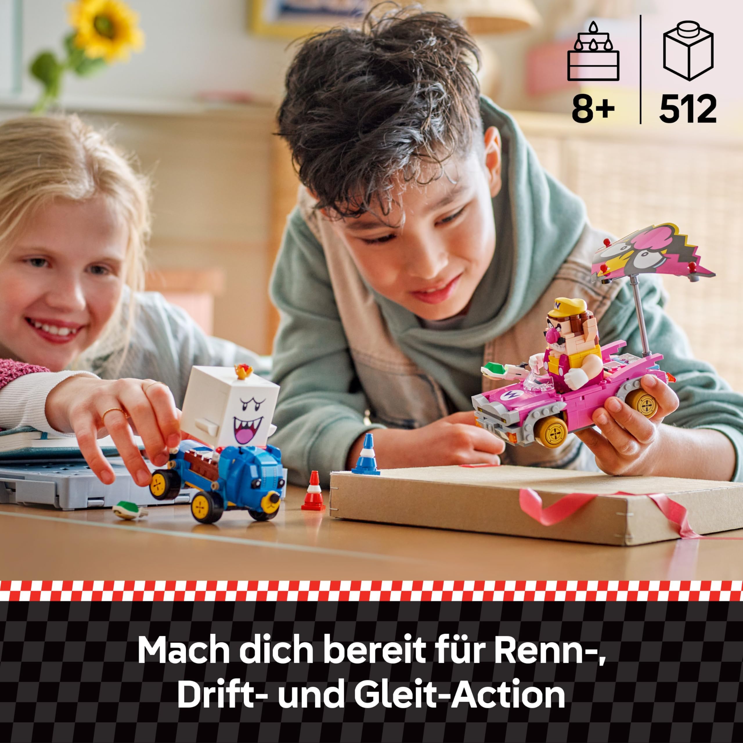 LEGO Super Mario: Mario Kart - Wario & König Buu Huu 72038