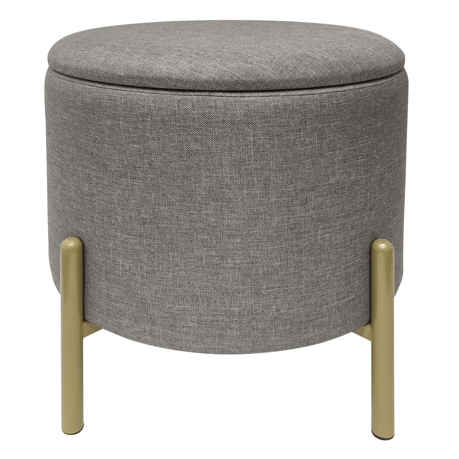 Echtwerk Sitzhocker EW-RH-0431B Logan mit Stauraum