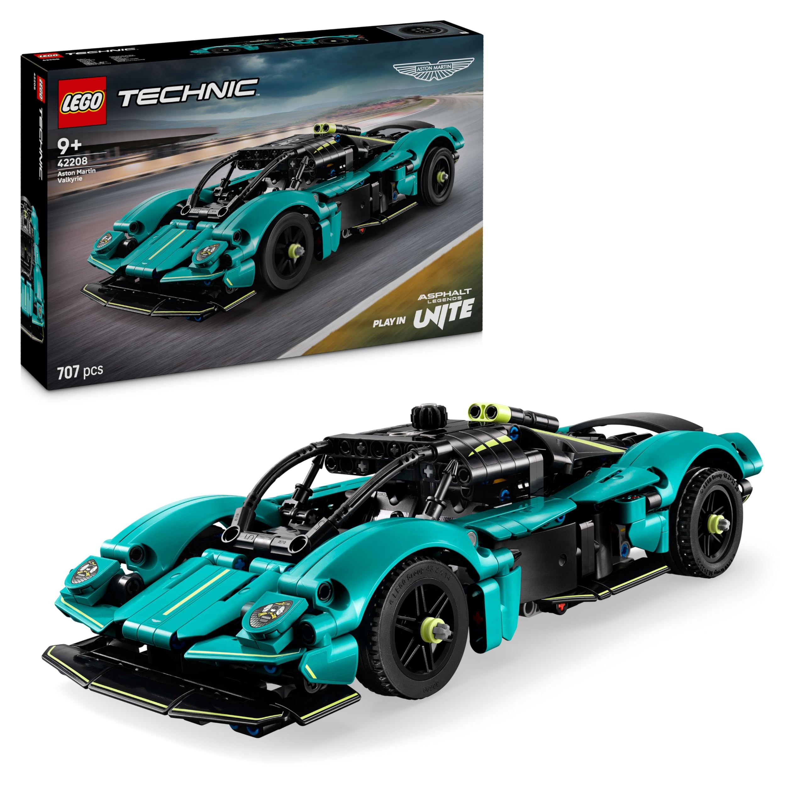 LEGO Technic Aston Martin Valkyrie Rennwagen 42208