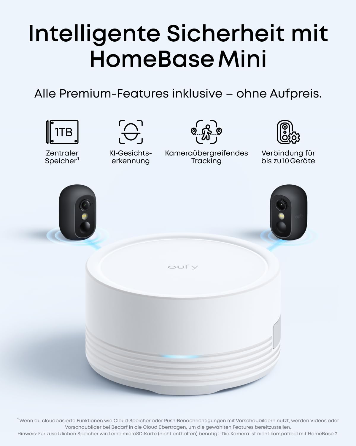 eufy eufyCam C35 (2er-Pack), Kabellose Überwachungskamera Außen & Innen