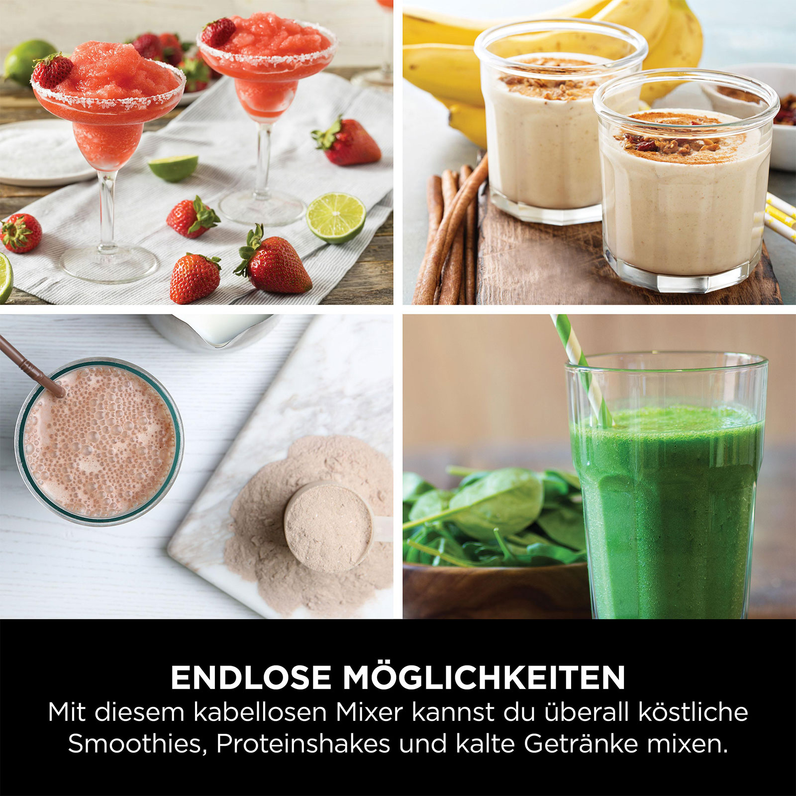 Ninja BC151EUNV Blast blau Standmixer