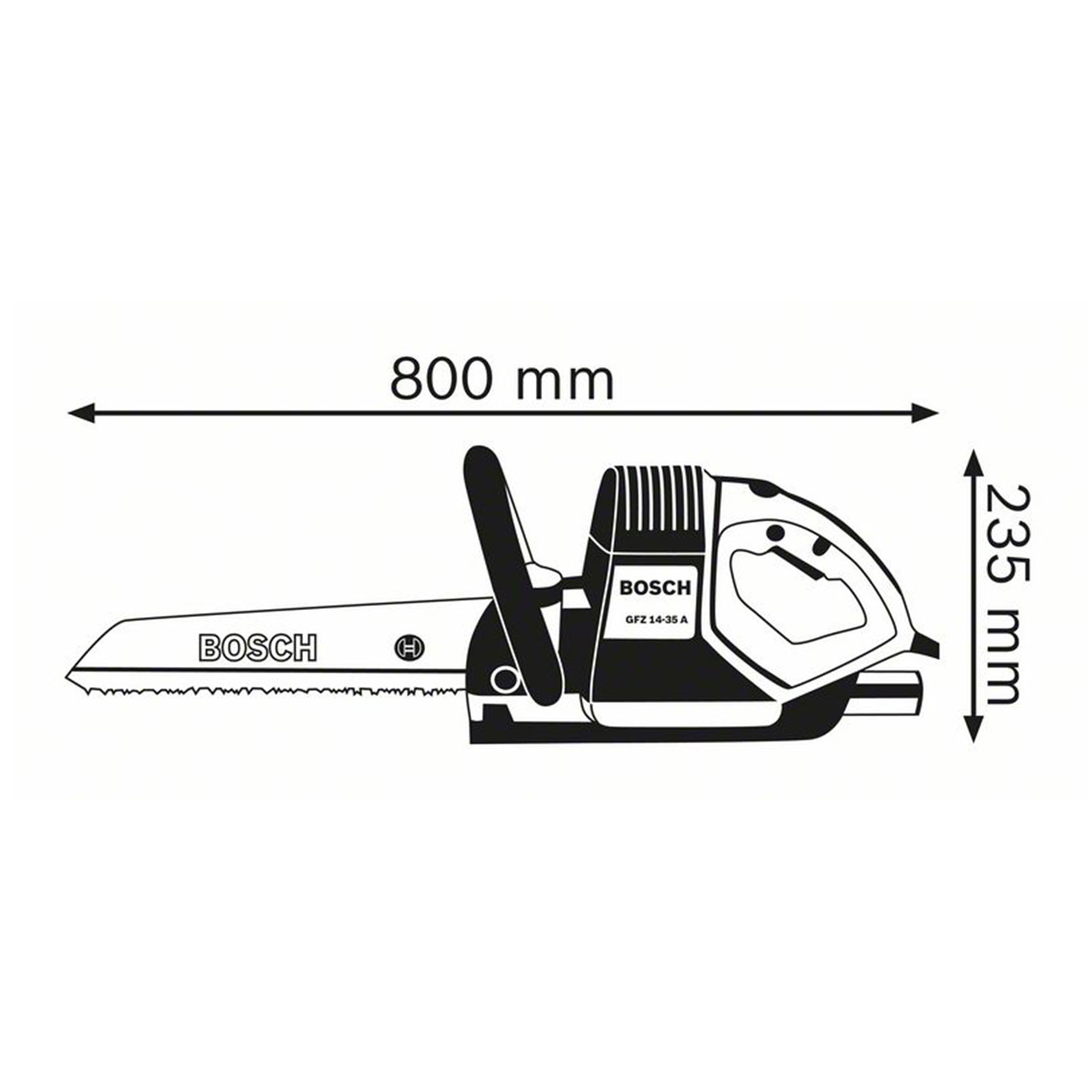 Bosch Professional GFZ 16-35 AC Fuchsschwanz (elektrisch)