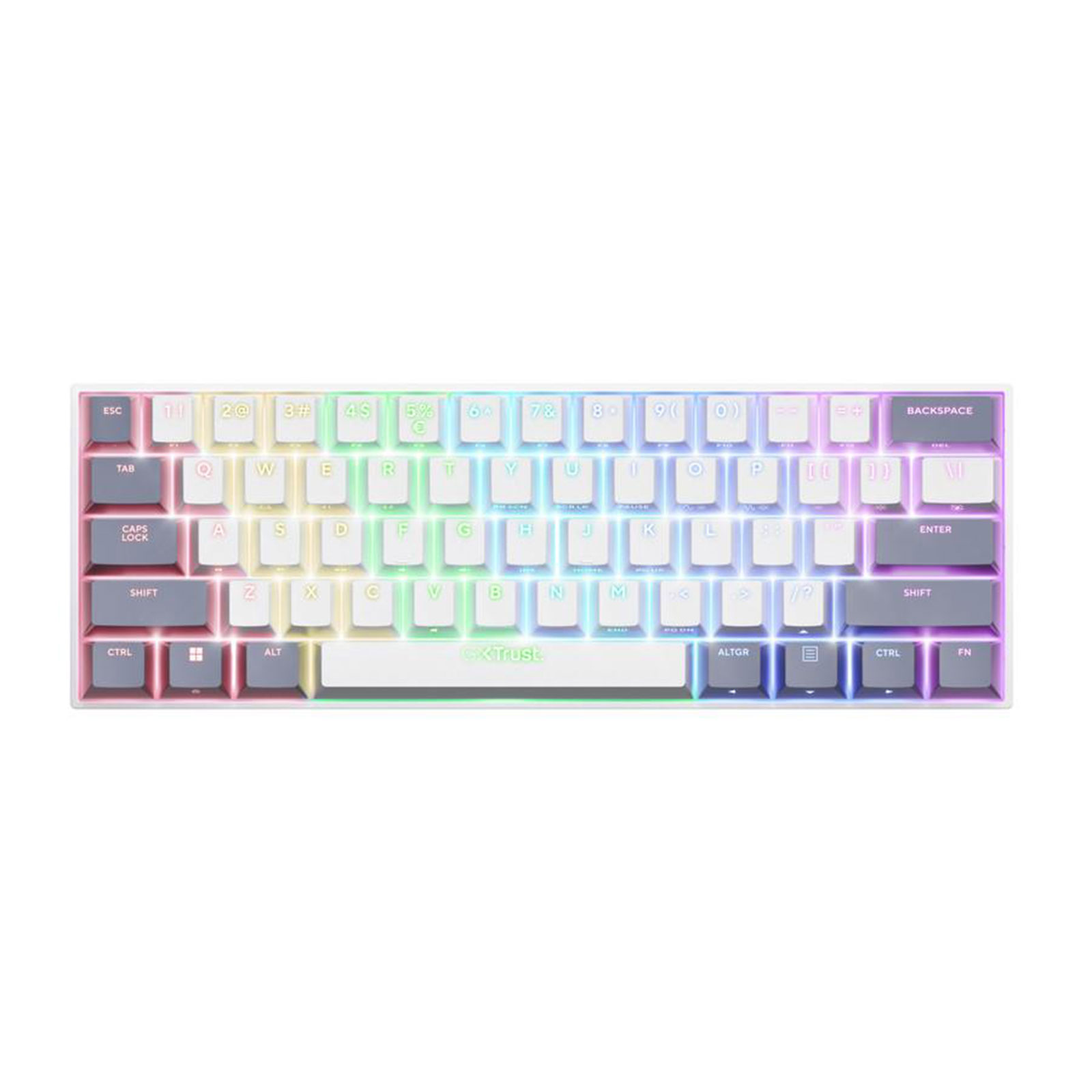 Trust GXT 873 Kabellose mechanische 60 %-Mini-Gaming-Tastatur